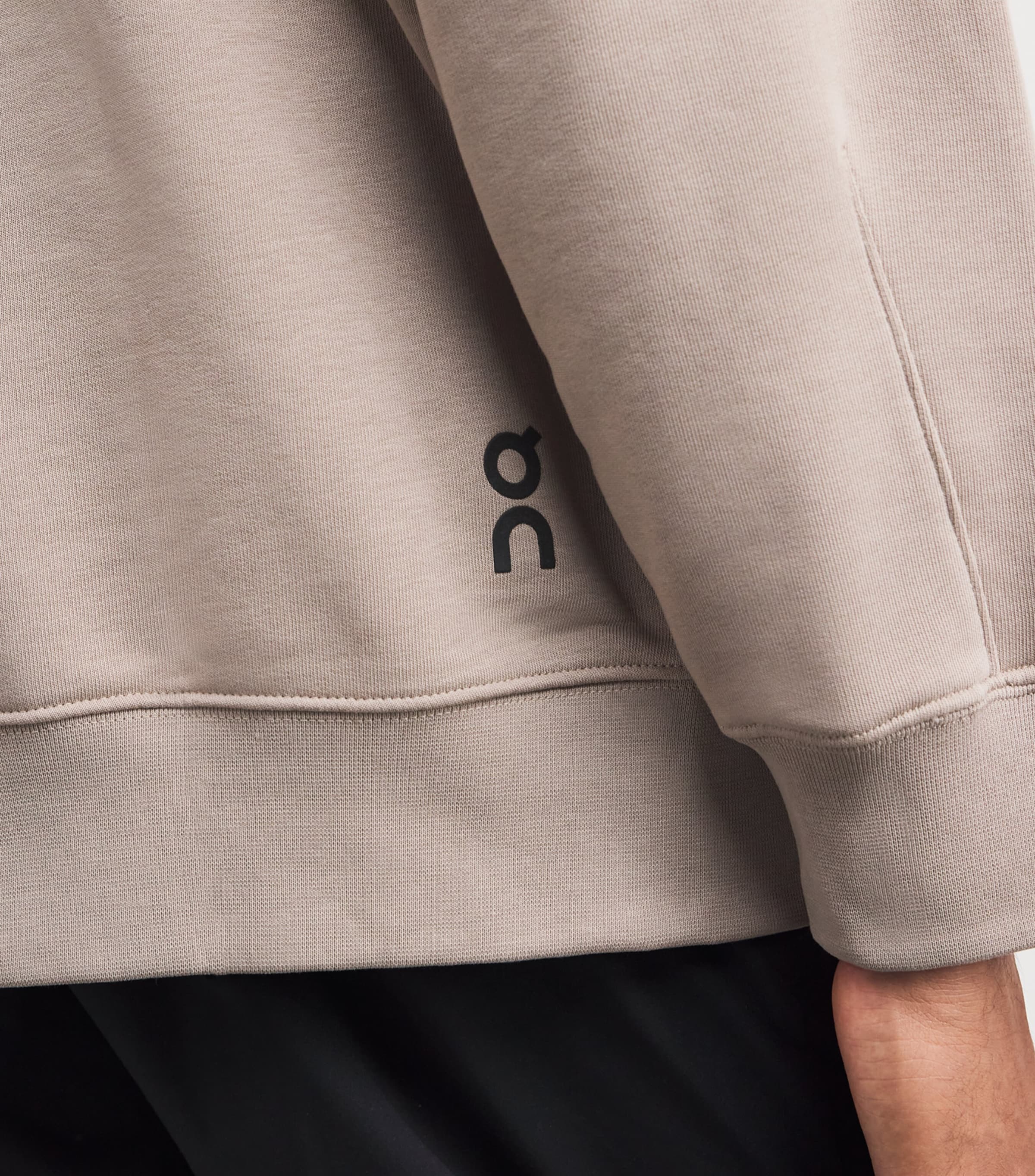 Organic Cotton-Blend Club Relaxed Hoodie DESERT Image 6