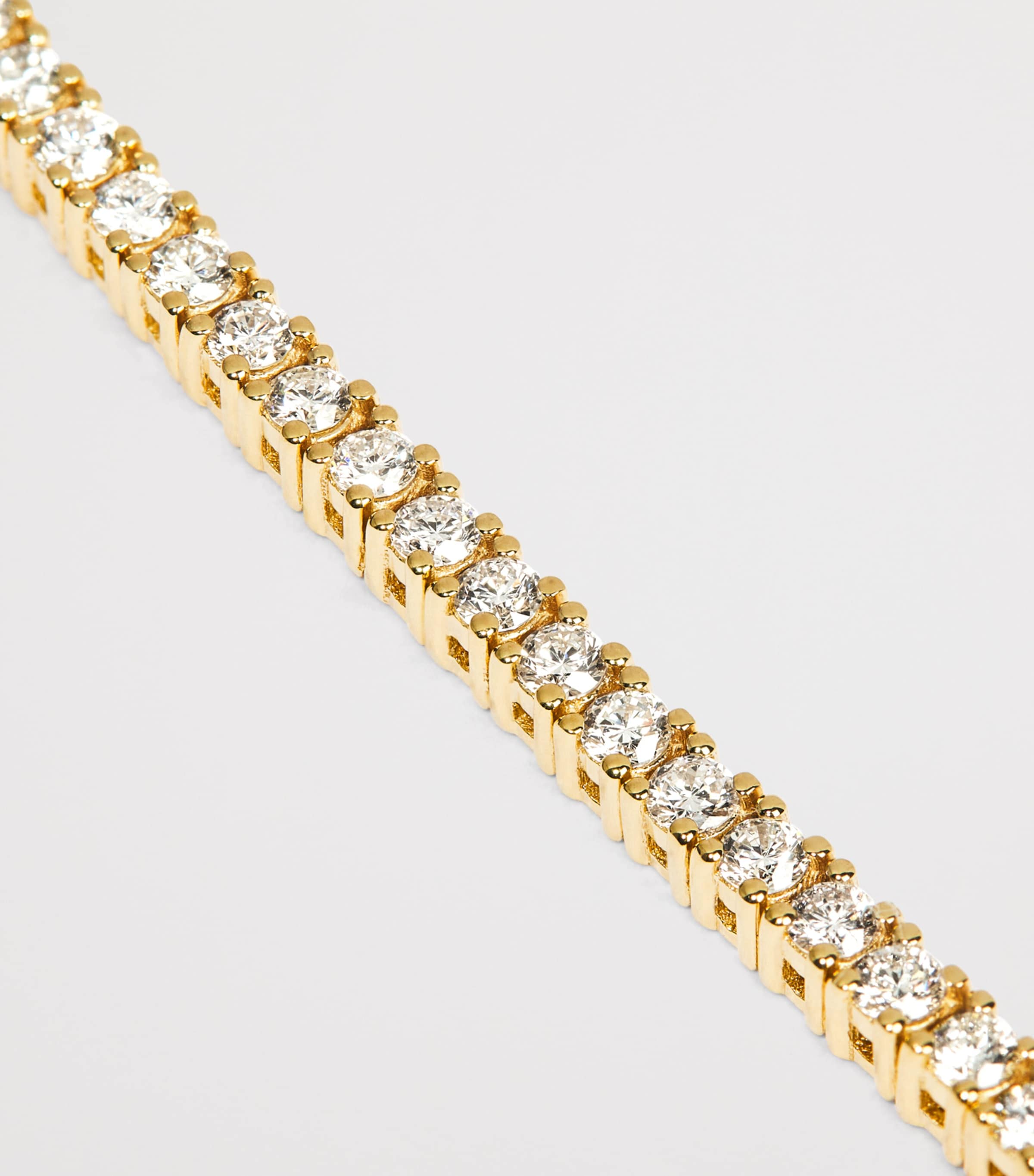 Yellow Gold and Diamond Tennis Bracelet (2.00ct) YELLOW GOLD Image 5