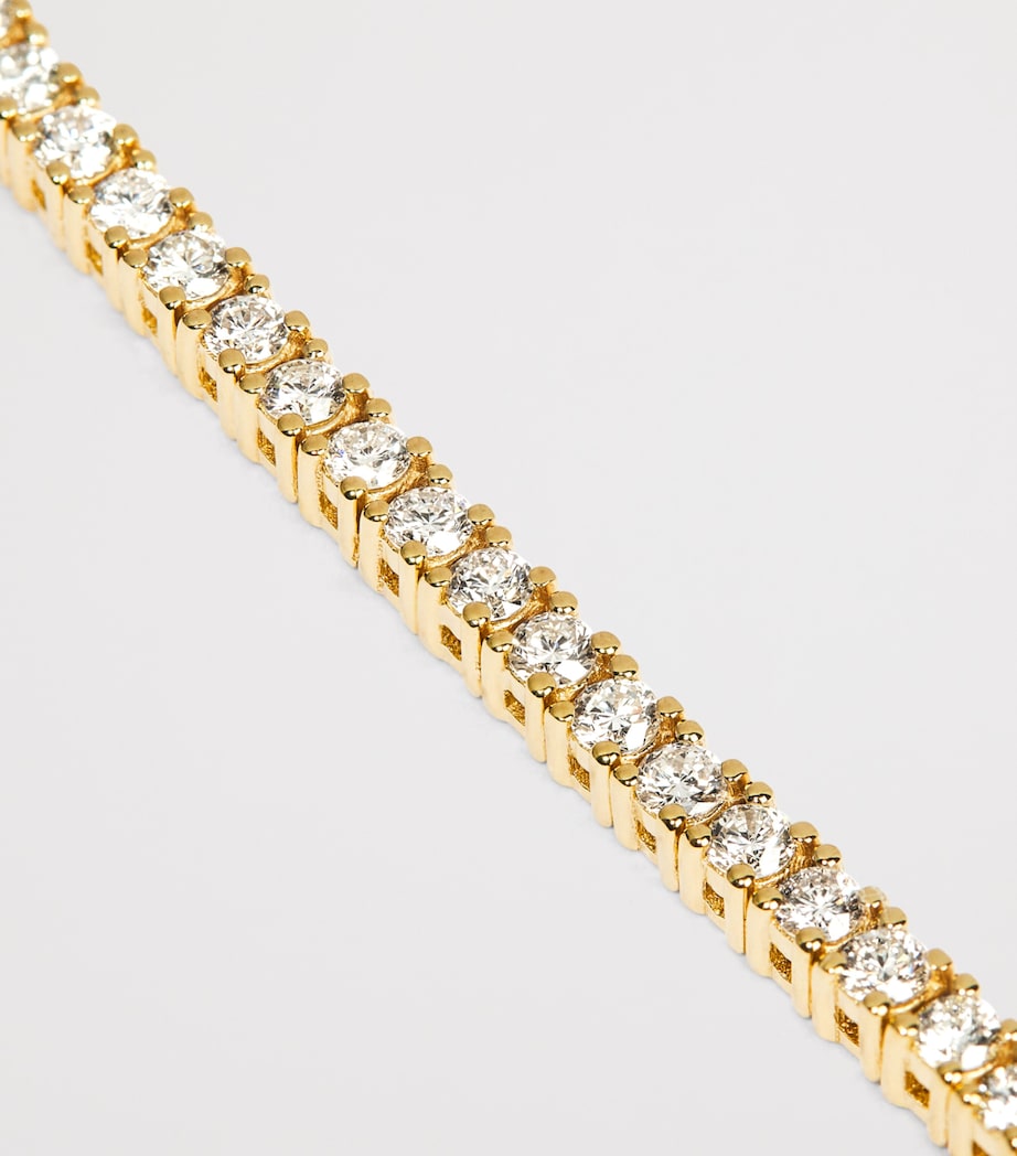 Yellow Gold and Diamond Tennis Bracelet (2.00ct) YELLOW GOLD Image 5