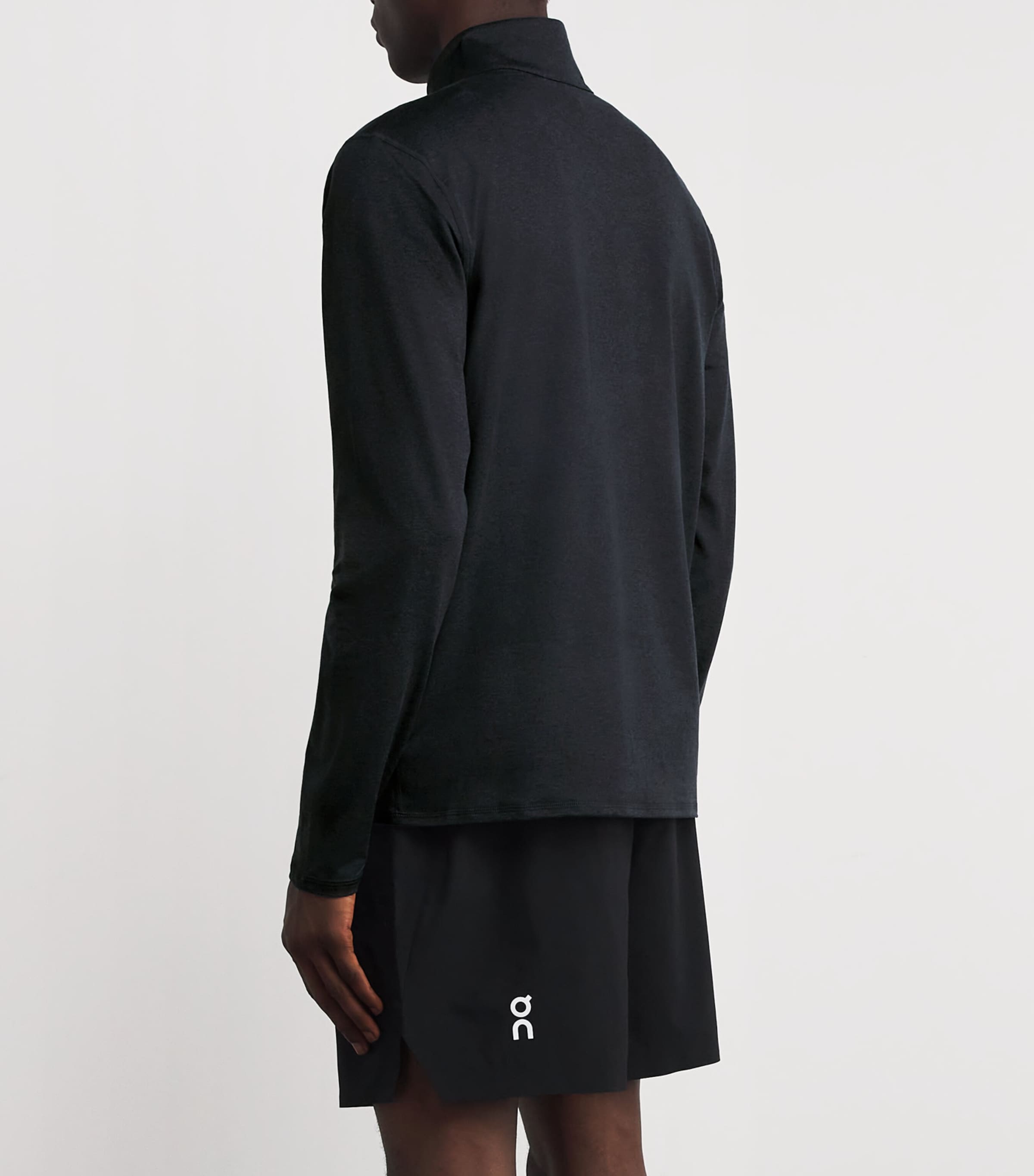 Quarter-Zip Ponto Sweatshirt HIN-INK HEATHER Image 4