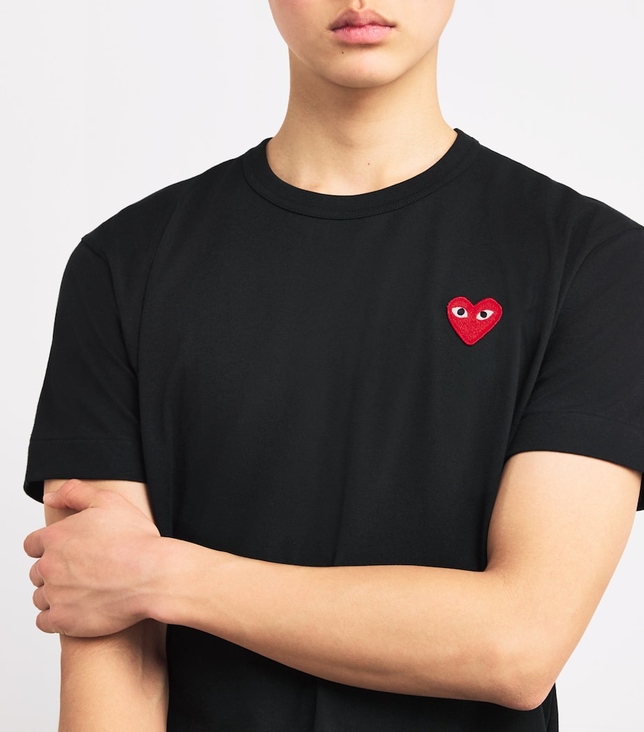 Heart Logo T-Shirt BLACK Image 6