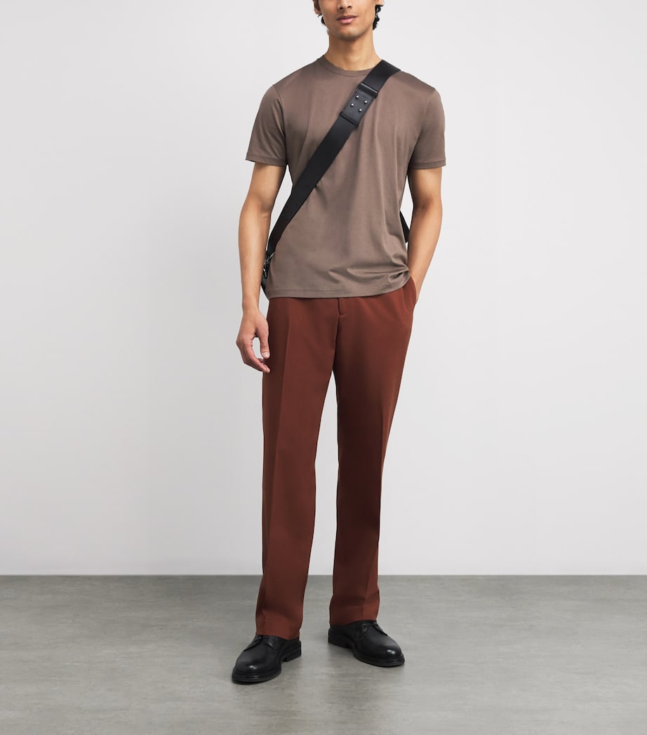 Supima Cotton Riviera T-Shirt BRGR DARK CEDAR26 Image 2