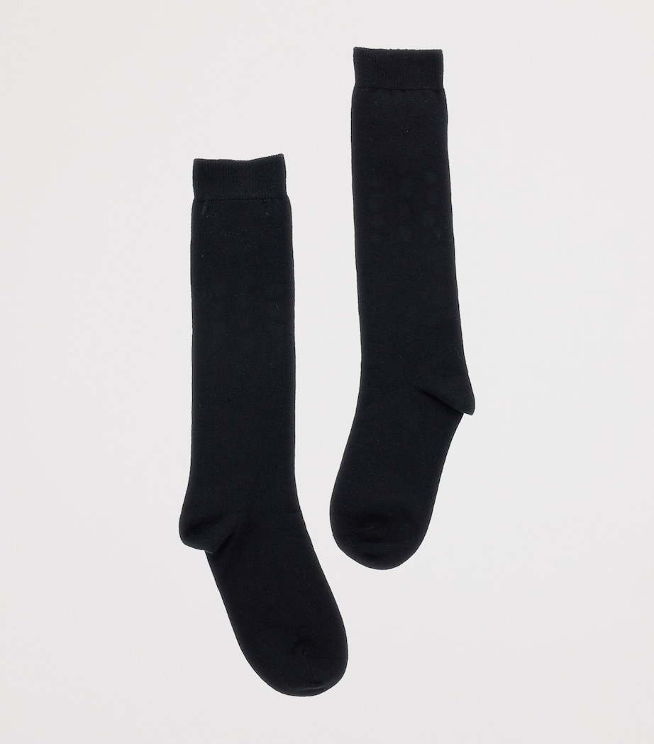 Rhinestone- and Bow-Embellished Socks NERO Image 3