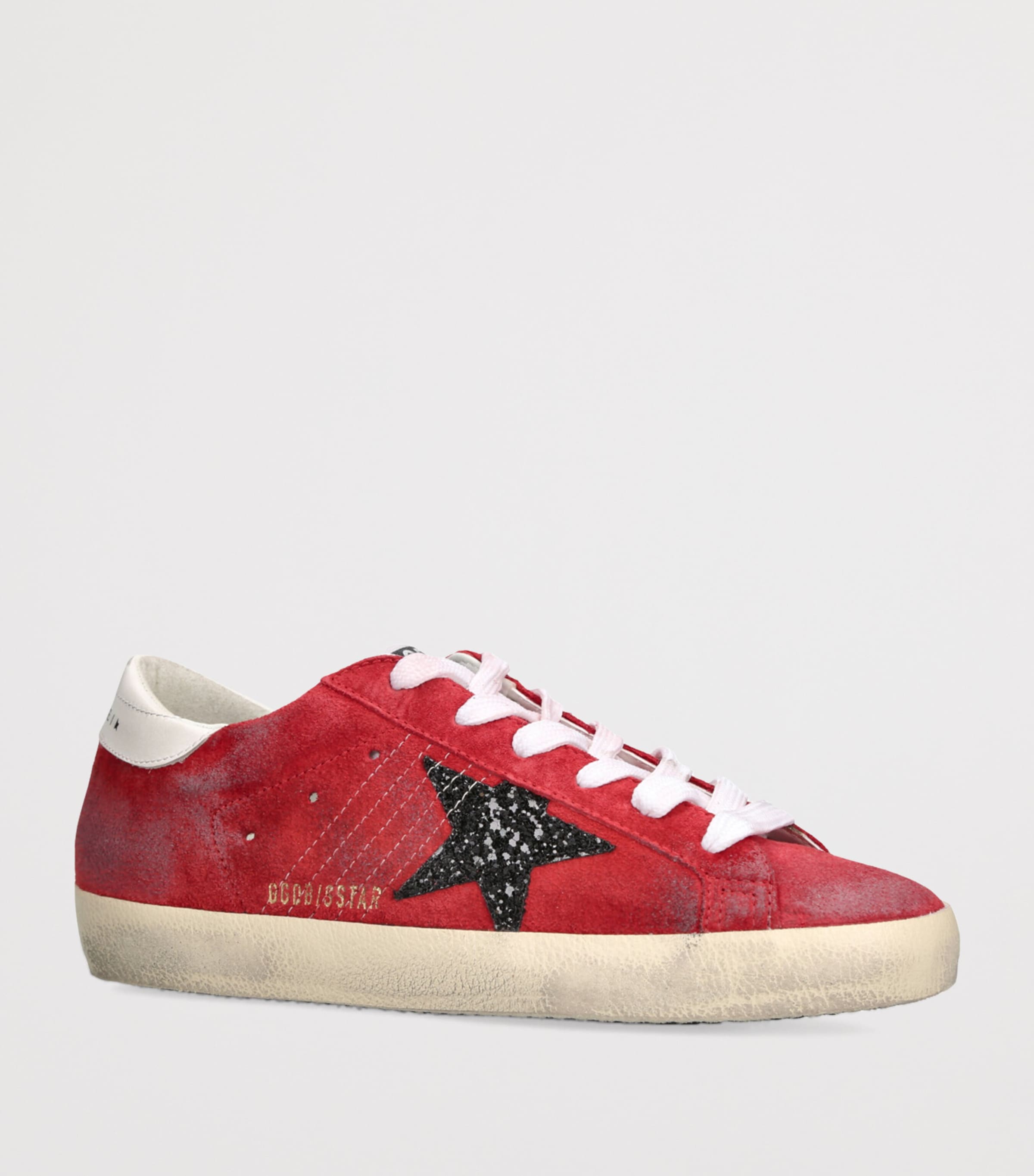 Golden Goose Suede Superstar 40525 Sneakers Red Comb Image 3