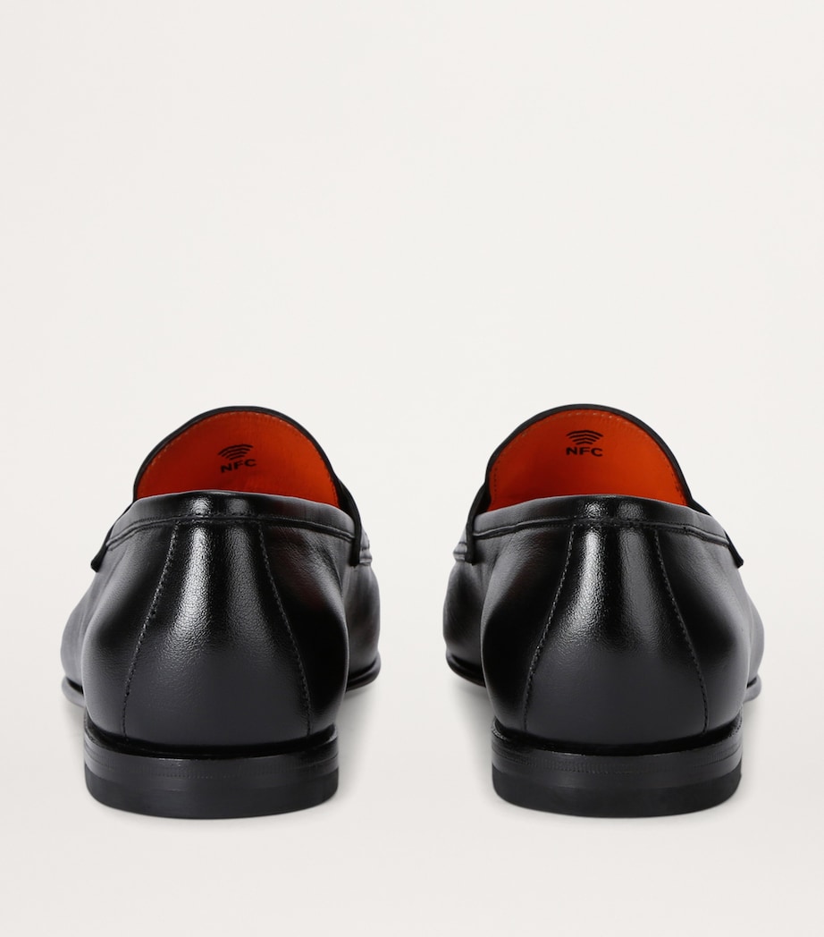 Leather Carlos Loafers BLACK Image 2