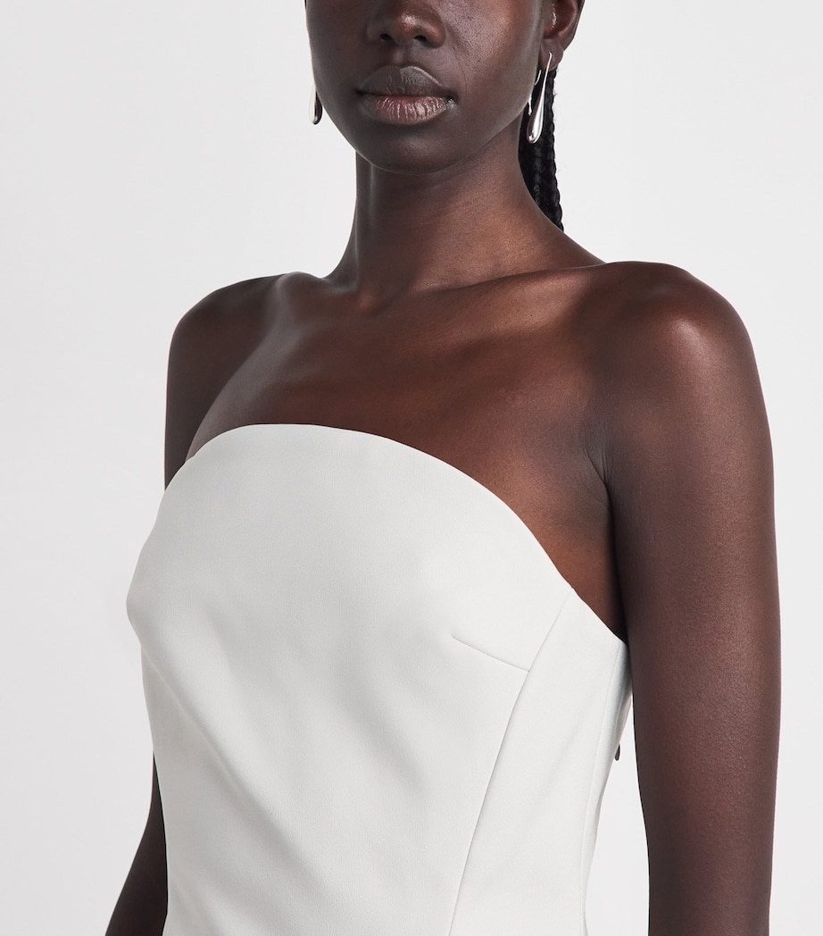 Solace London Womens Corseted Seri Gown Platinum Image 5