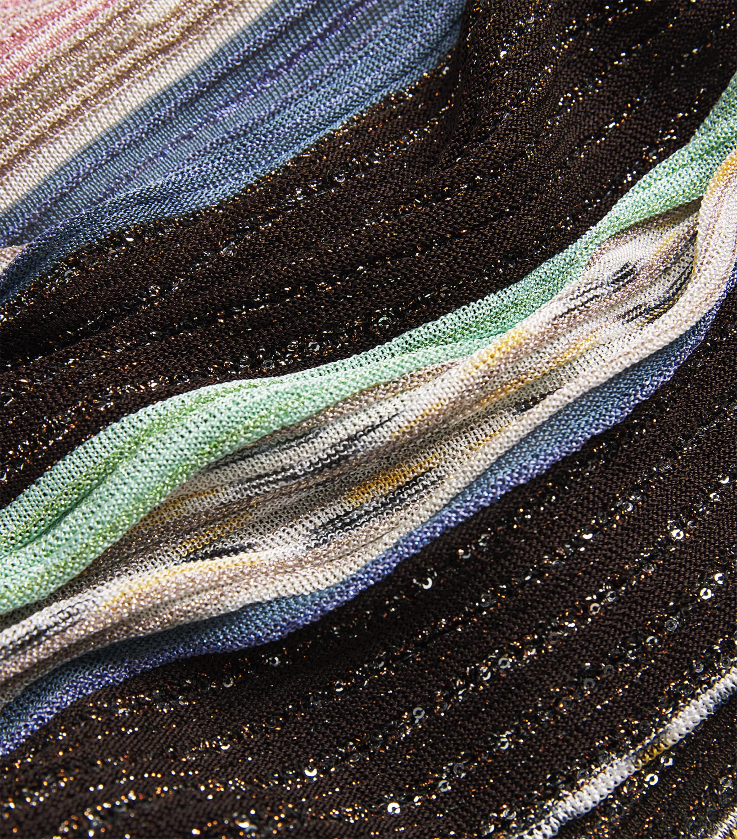 Sequin Stripe Mini Dress SMSMD PINK/BLUE/BLCK Image 6