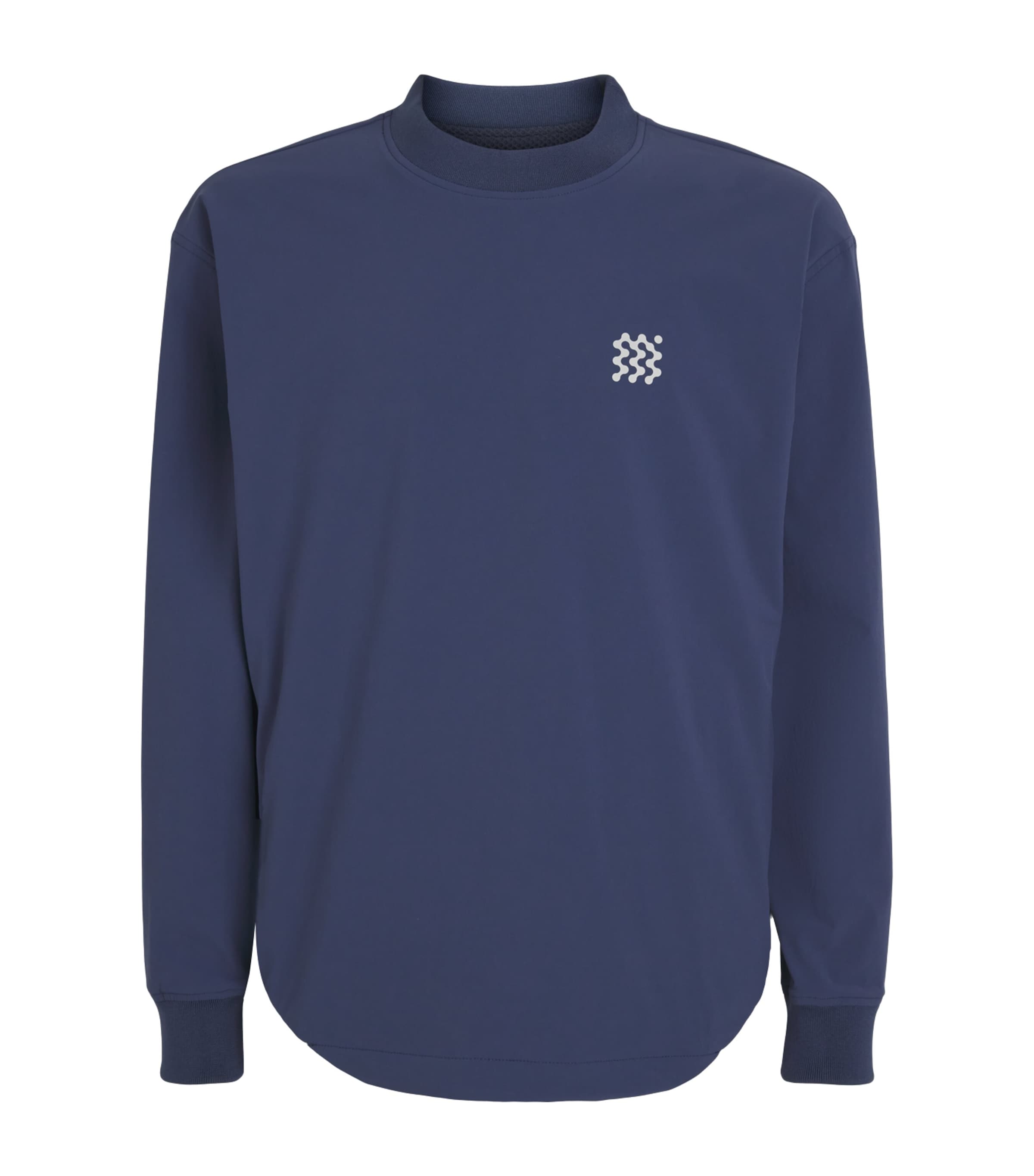 Manors Mens Gailes Windbreaker Sweatshirt Navy Image 1