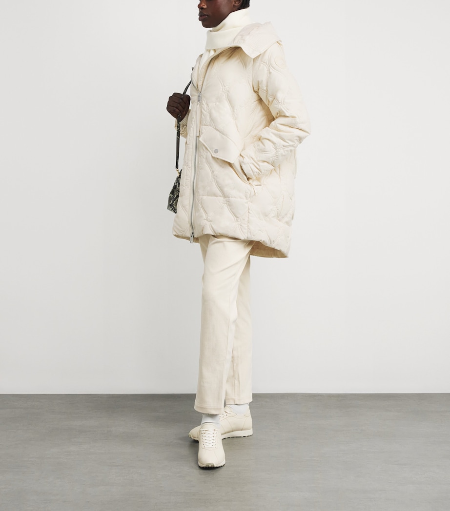 Quilted Alessia Coat LINEN Image 2