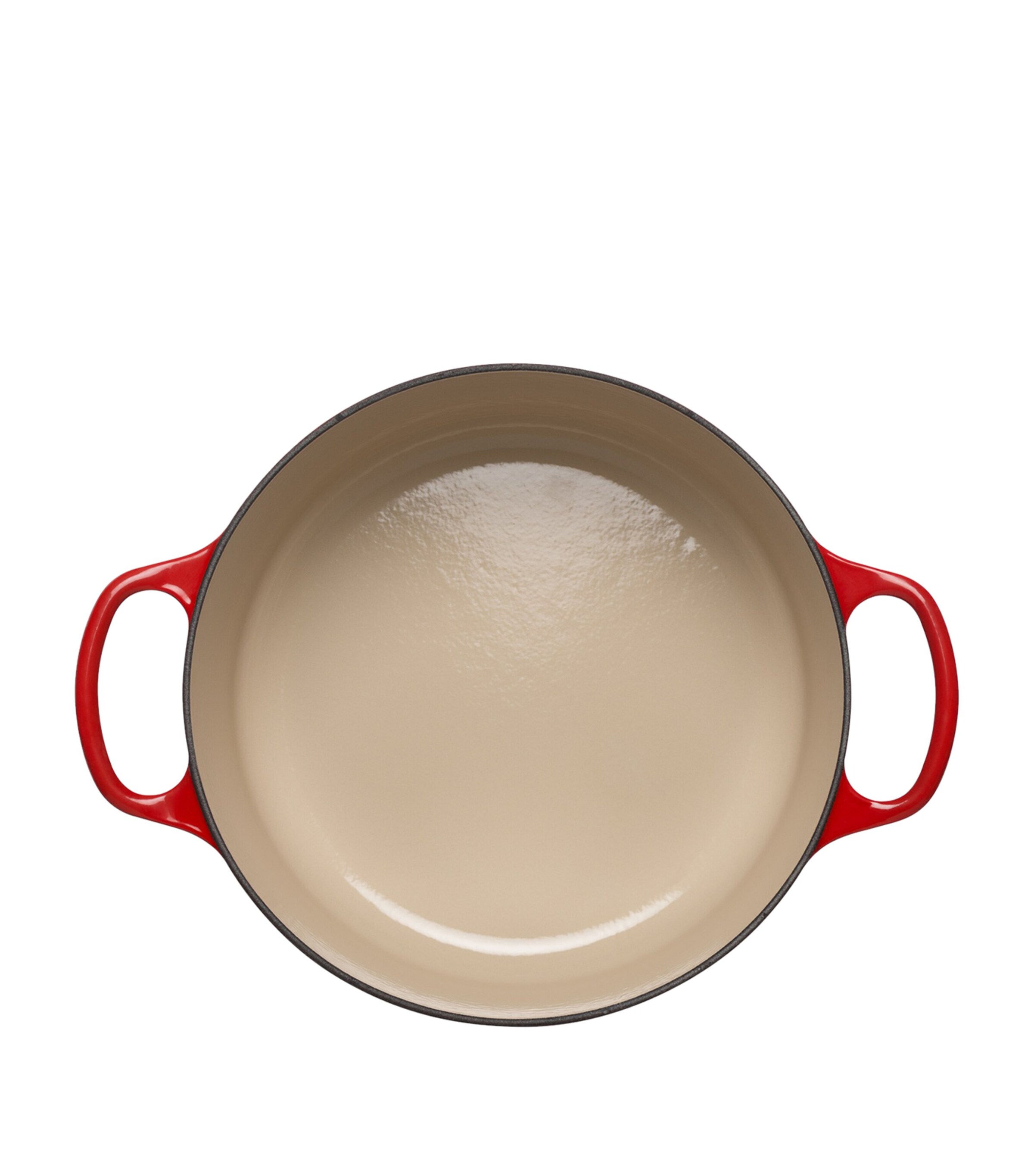 Le Creuset Cast Iron Round Casserole Dish (20cm) Cerise Image 4