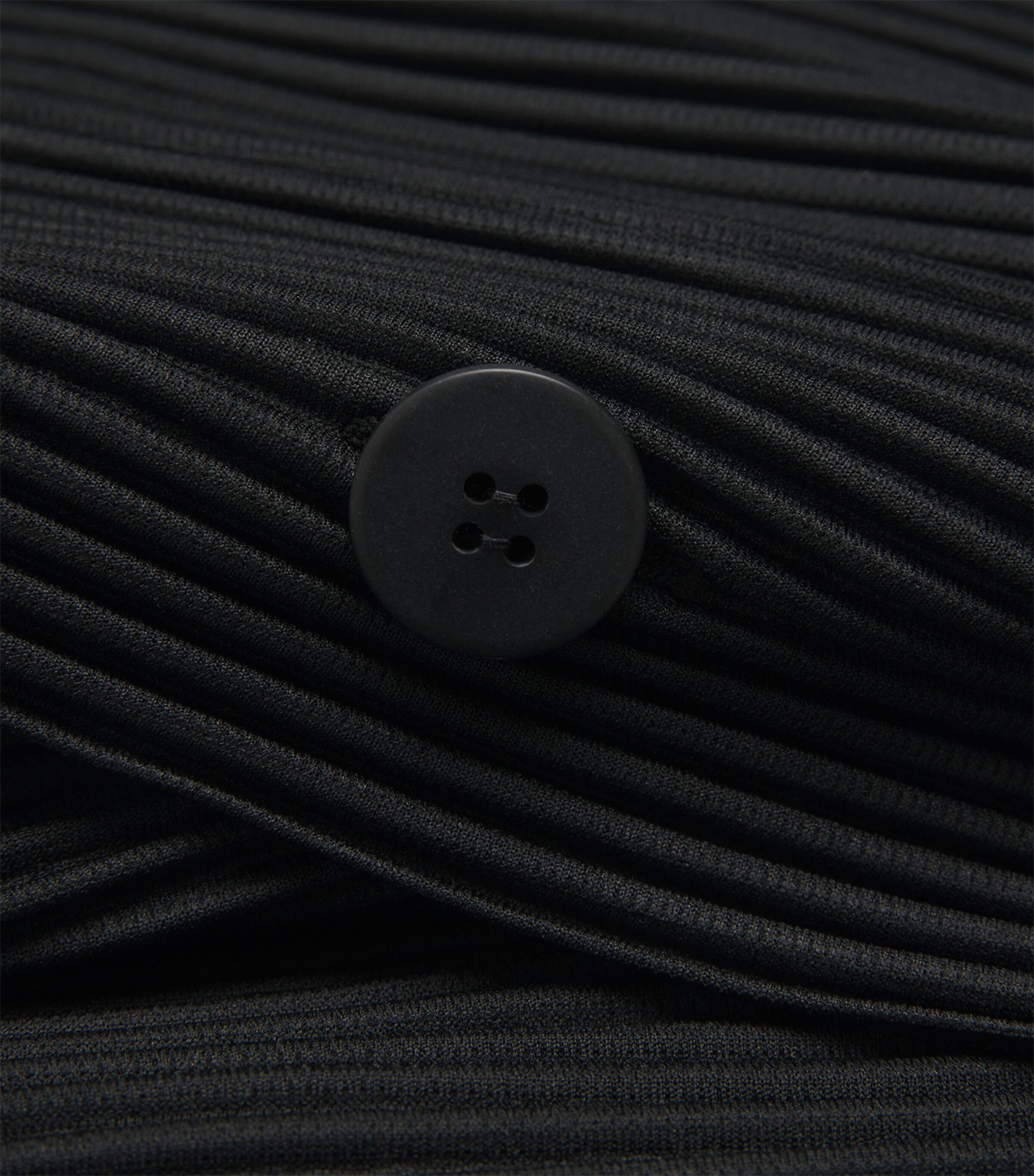 Pleated Long Coat 15-BLACK Image 5