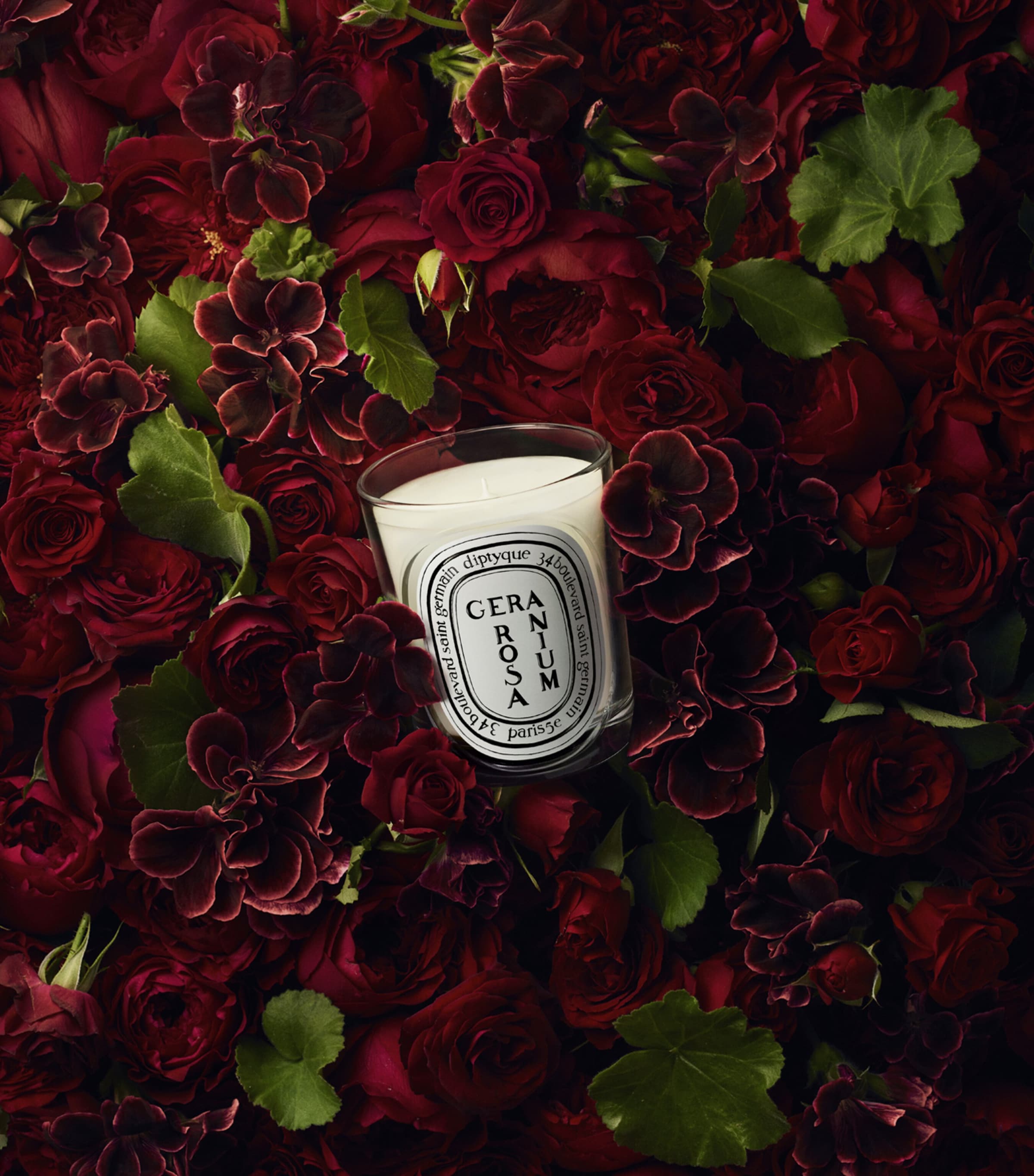 Diptyque Geranium Rosa Candle (190g) Image 3
