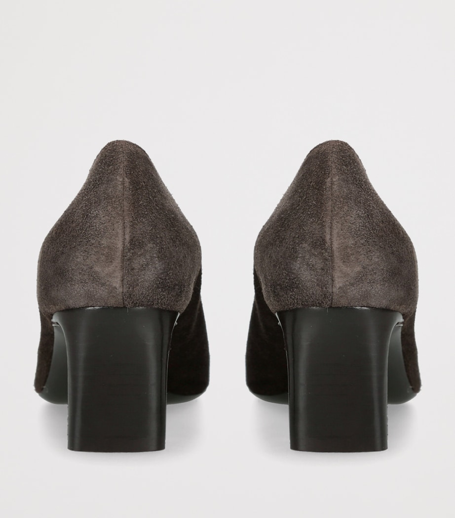 Suede Celia Pumps 50 DARK BROWN Image 2