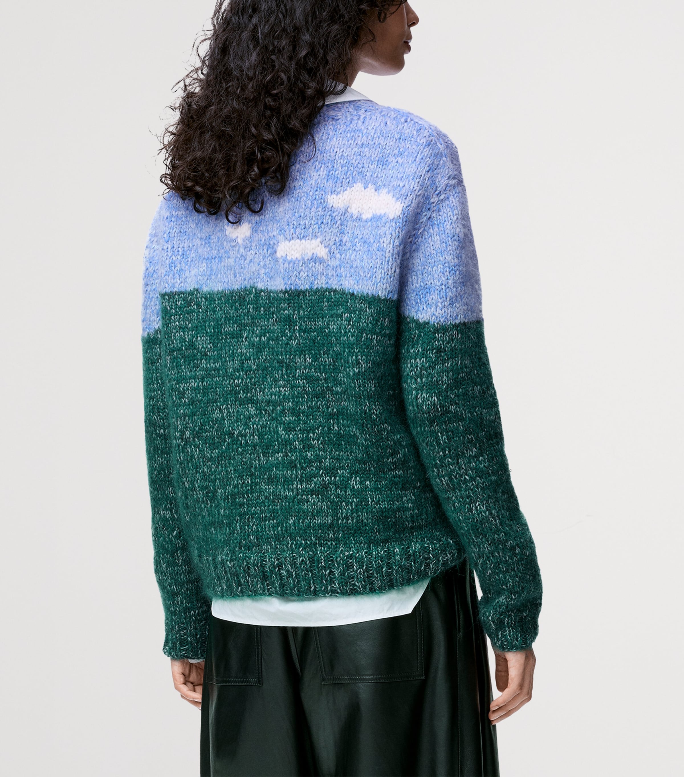 x Louis Wain Wool-Blend Cat Sweater BLUE/MULTICOLOR Image 4