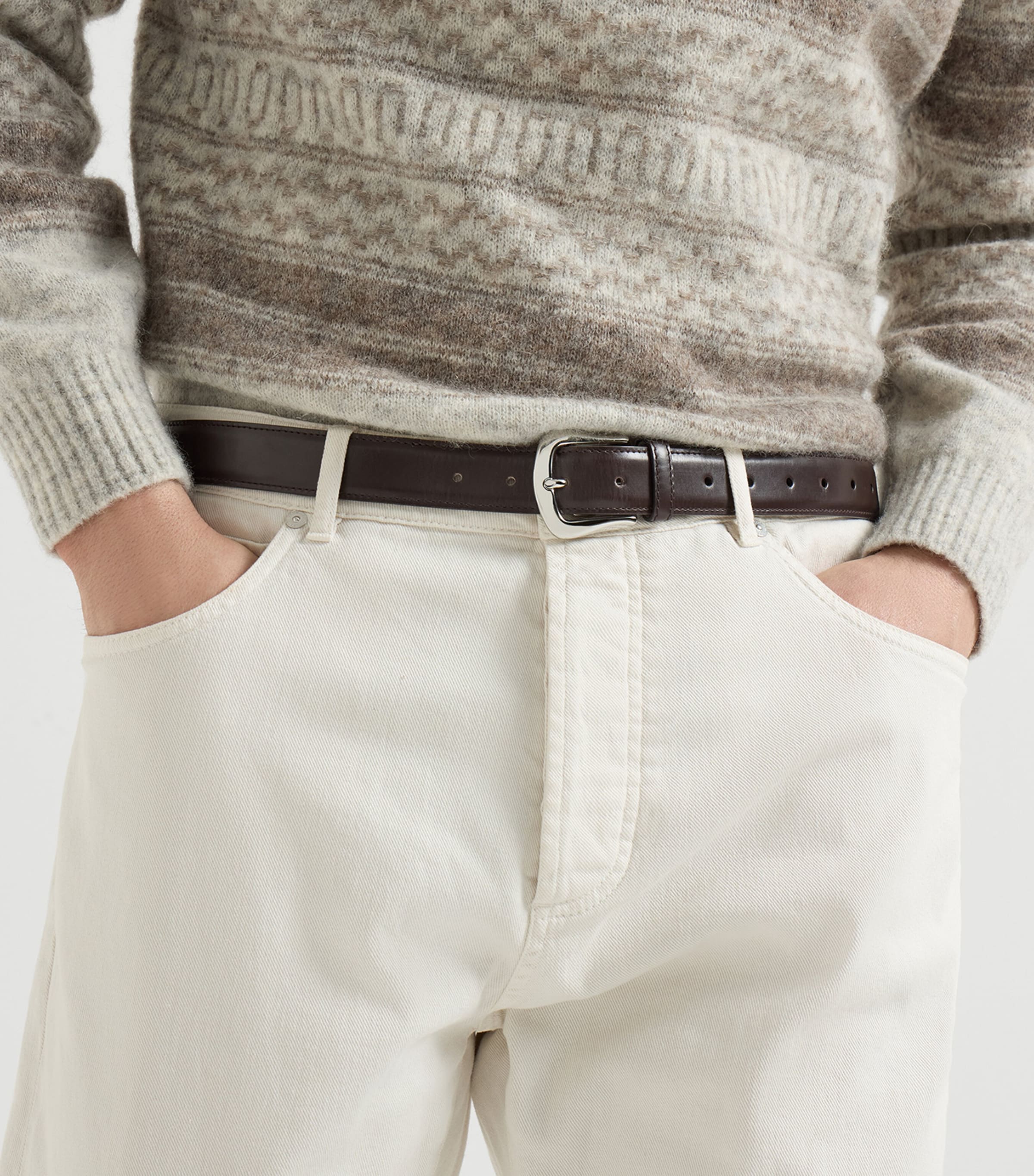 Brunello Cucinelli Leather Belt Image 4