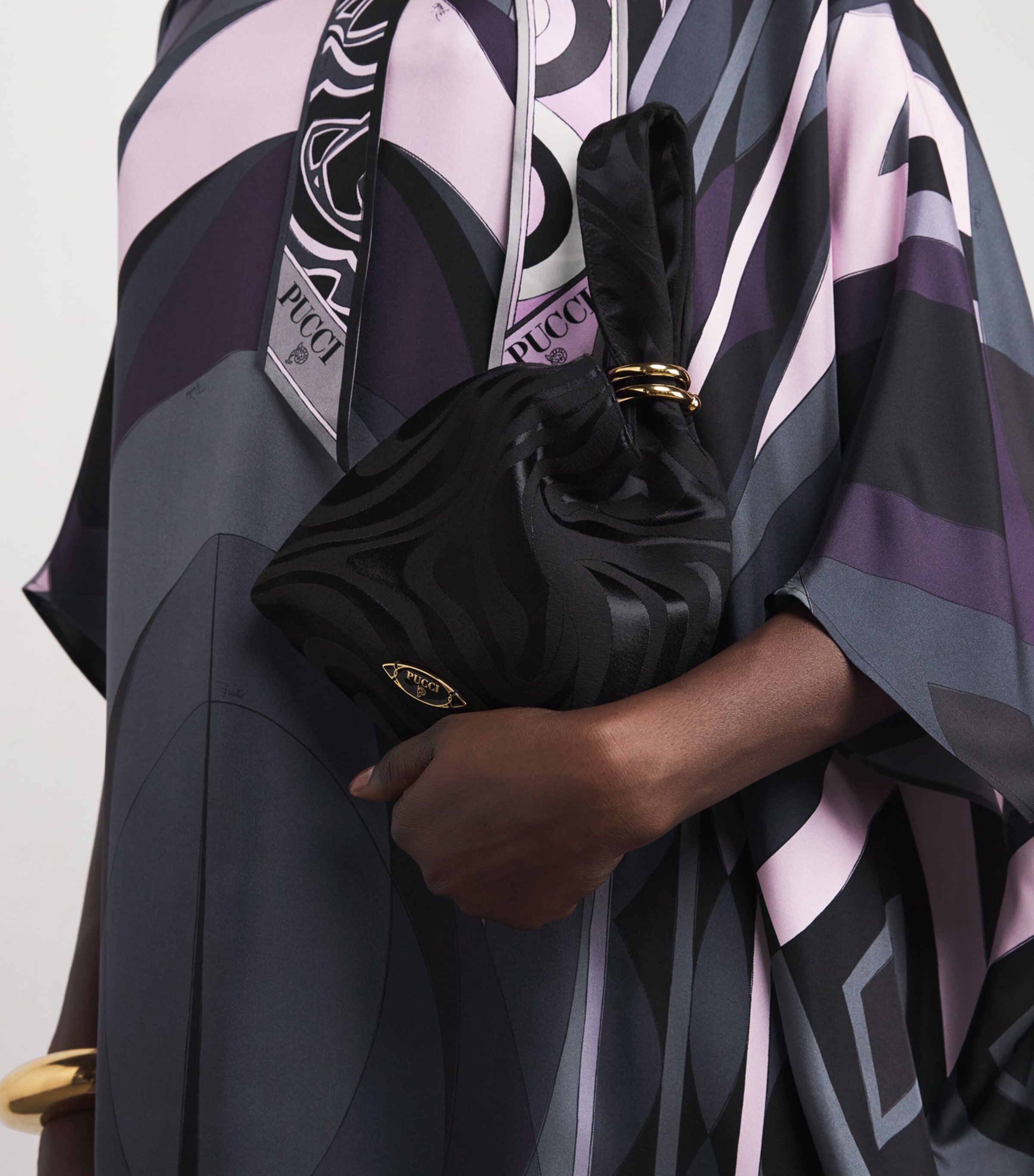 Silk Emilio Top-Handle Bag 999/NERO Image 5