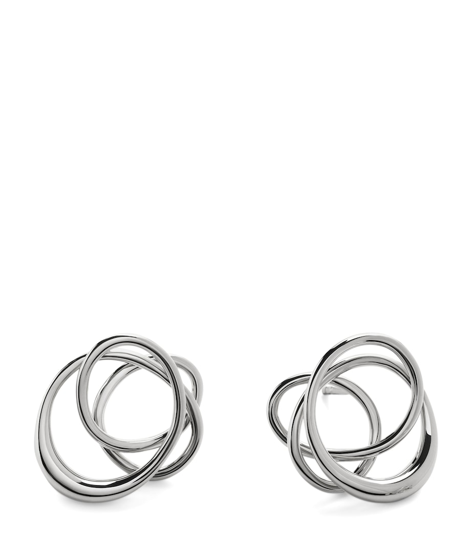 Sterling Silver Nura Earrings STERLING SILVER Image 1