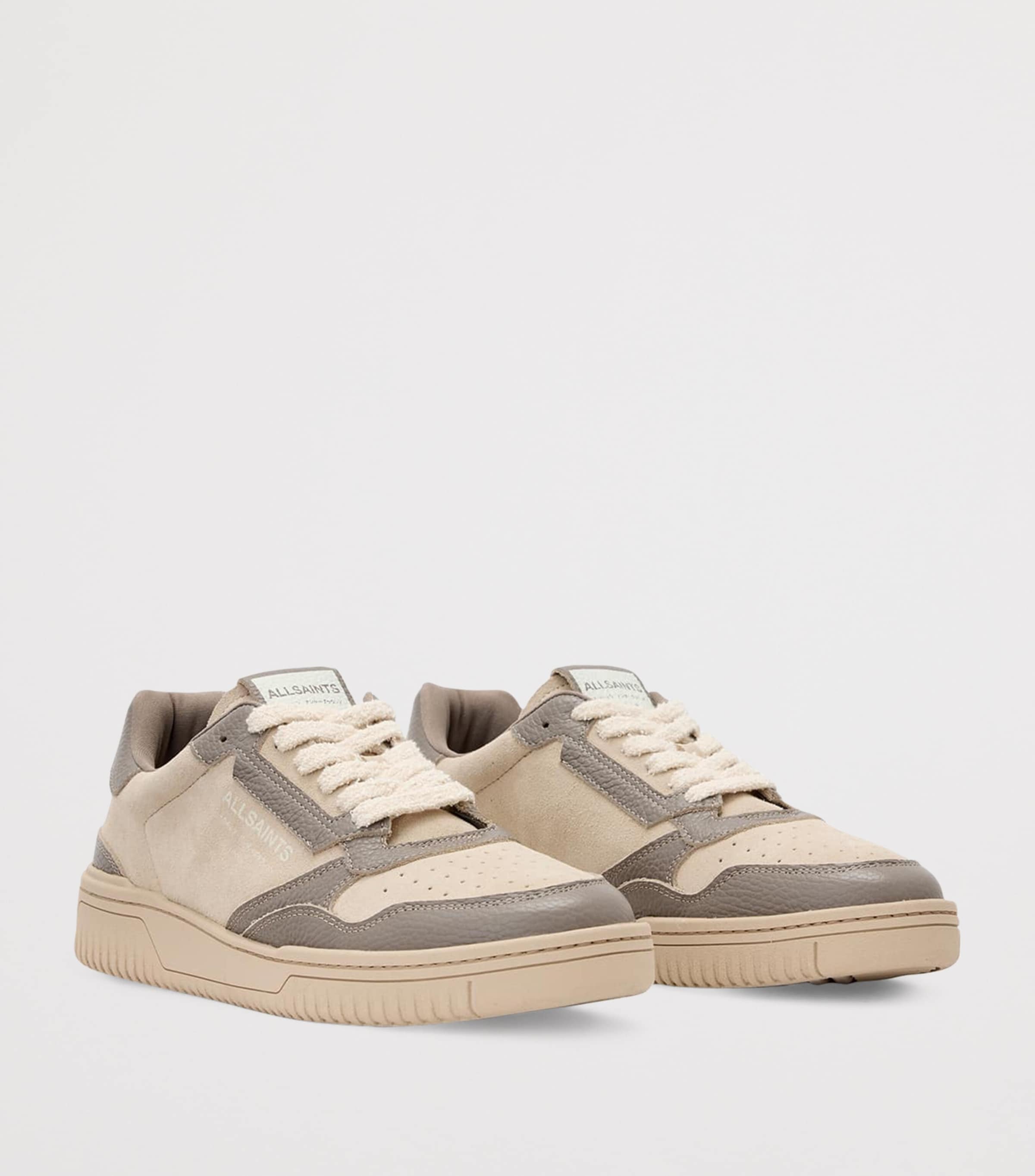 AllSaints Suede Regan Sneakers Grey/beige Image 3