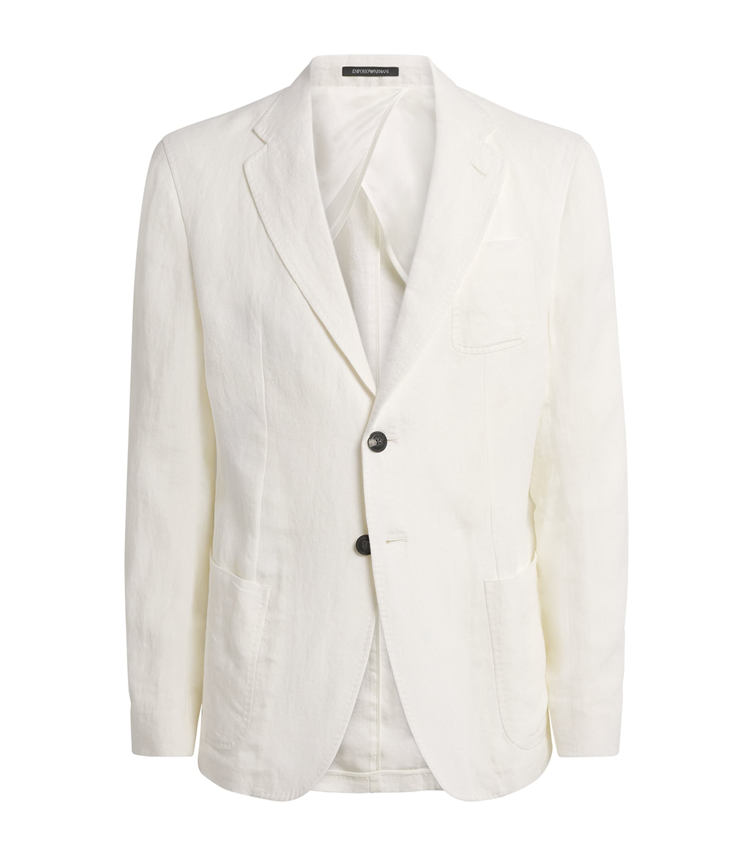 Linen Single-Breasted Blazer 101 Image 1