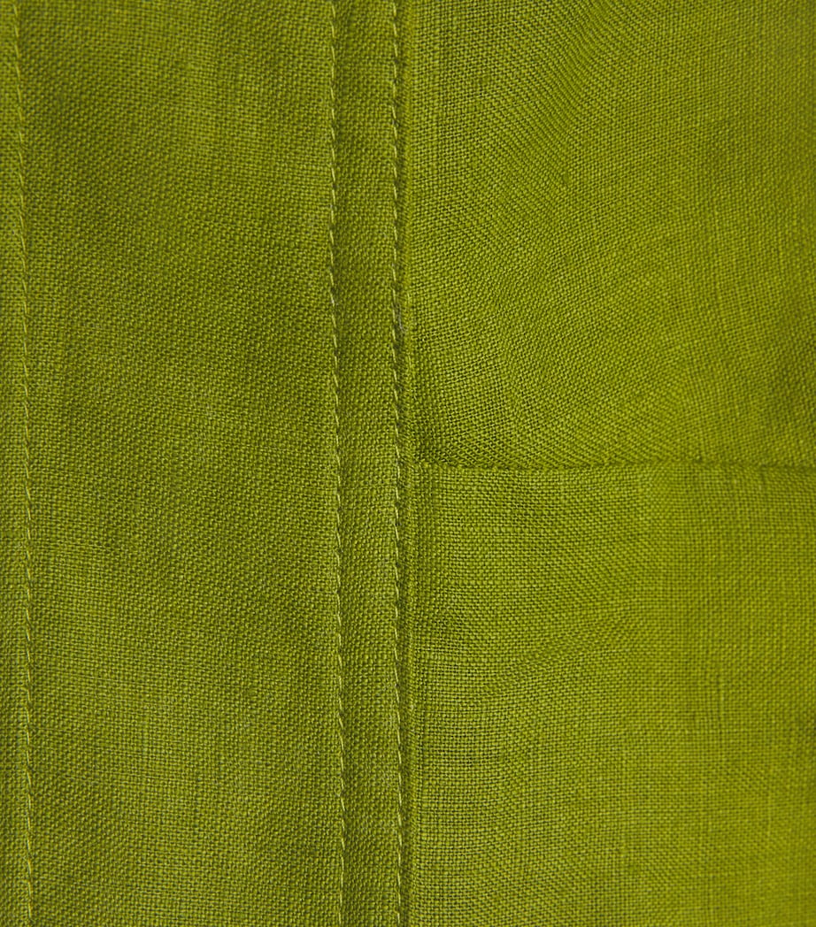 Linen Shorts PISTACHE E25 Image 5