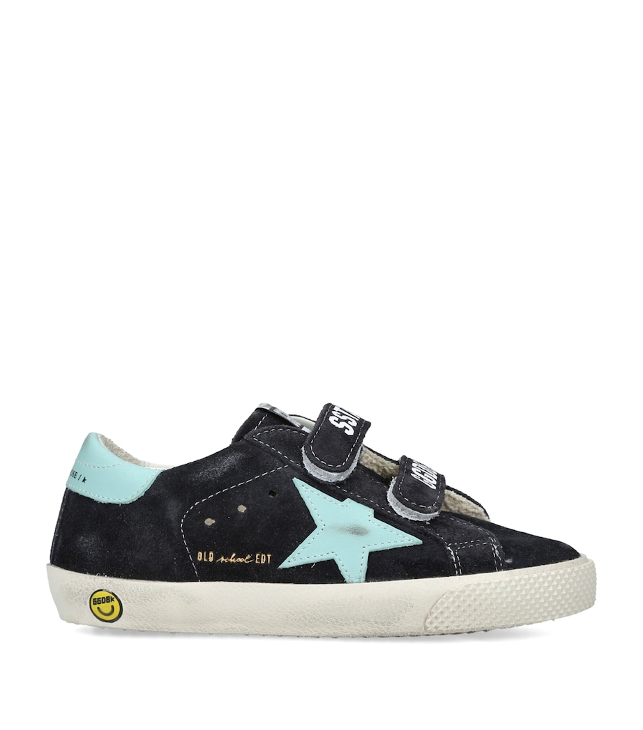 Golden Goose Suede Old School Sneakers Navy Image 1