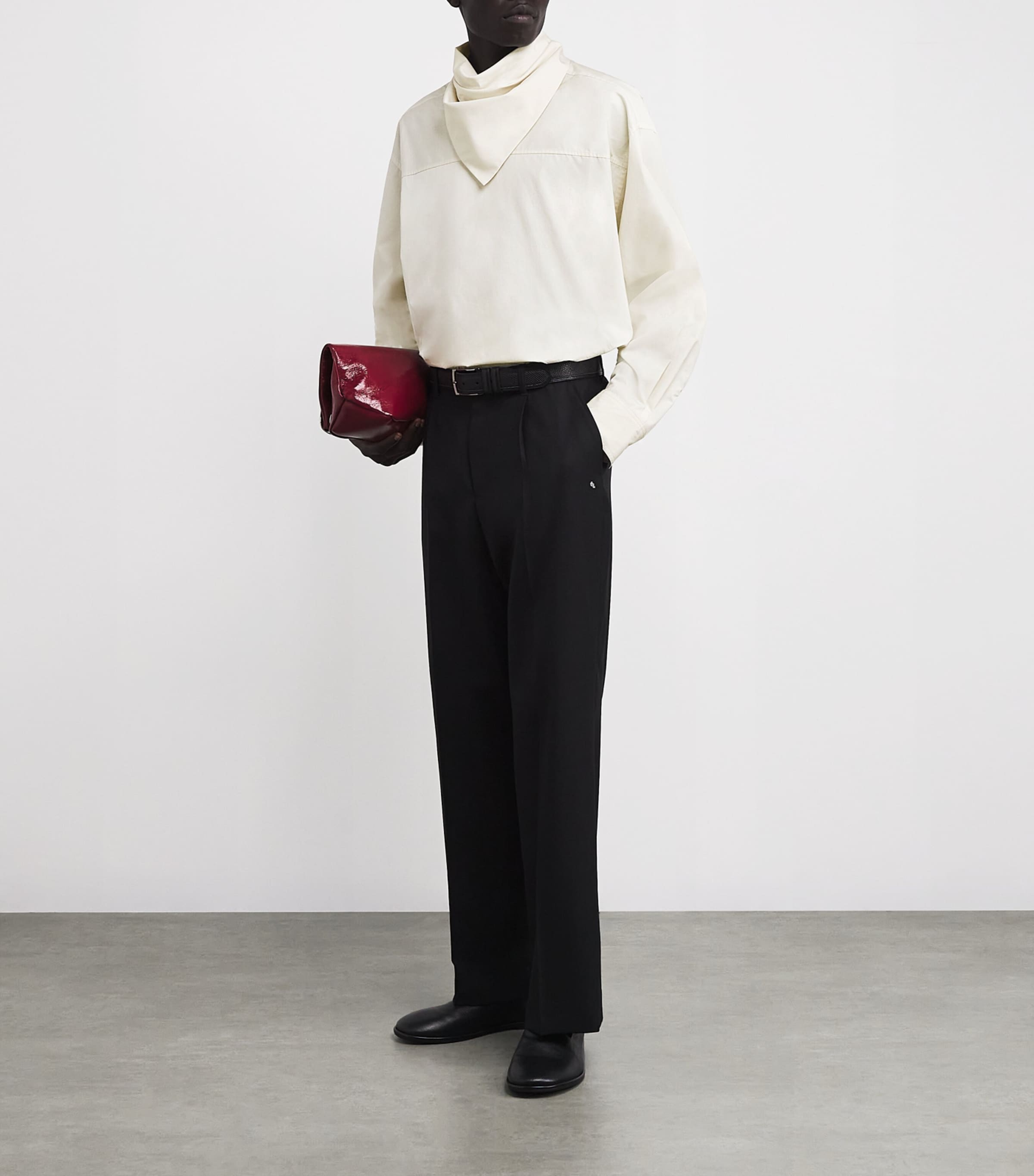 Cotton Bandana Shirt 185 - IVOIRE Image 2