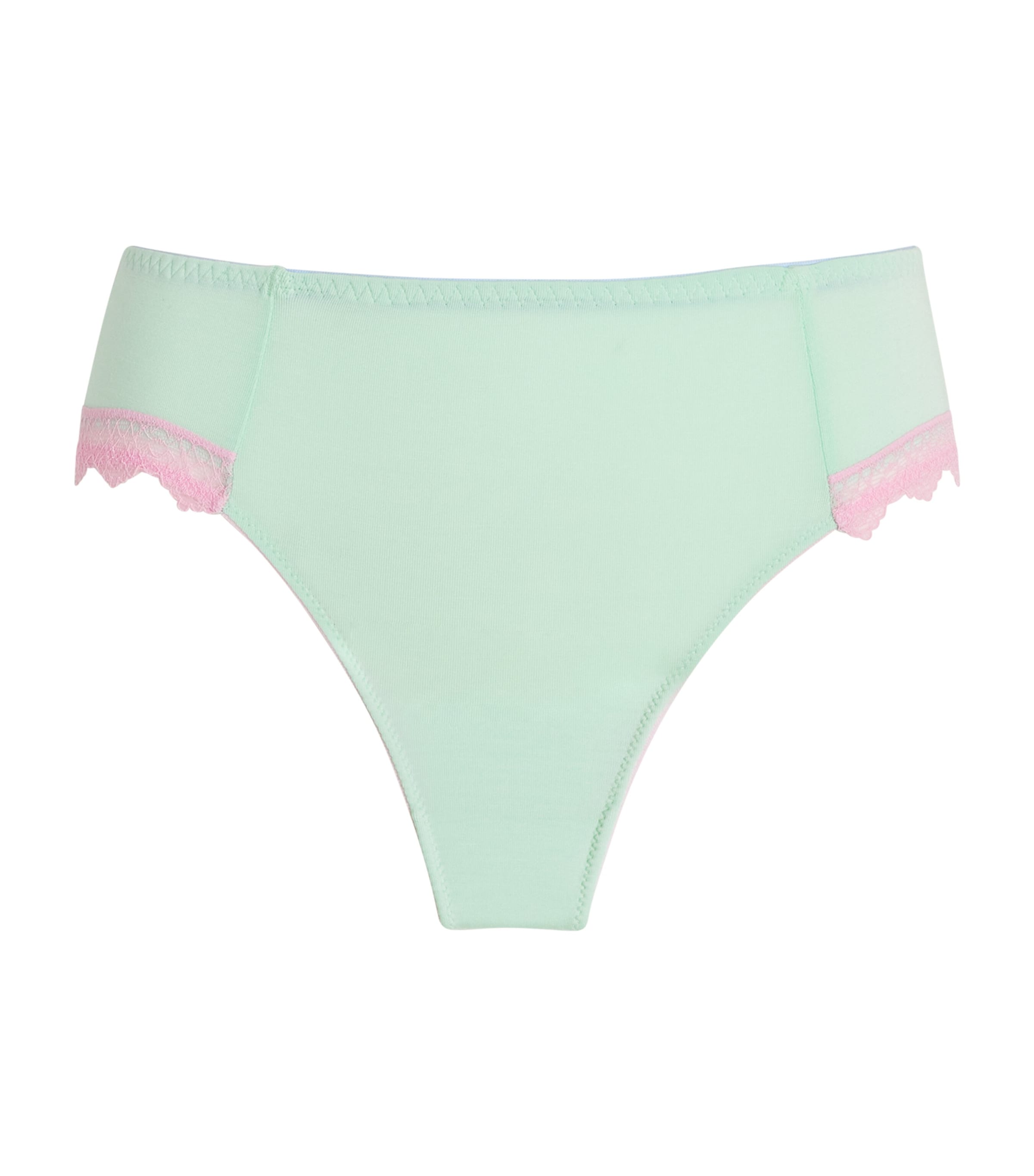 Dora Larsen Modal-blend Wren Briefs In Green