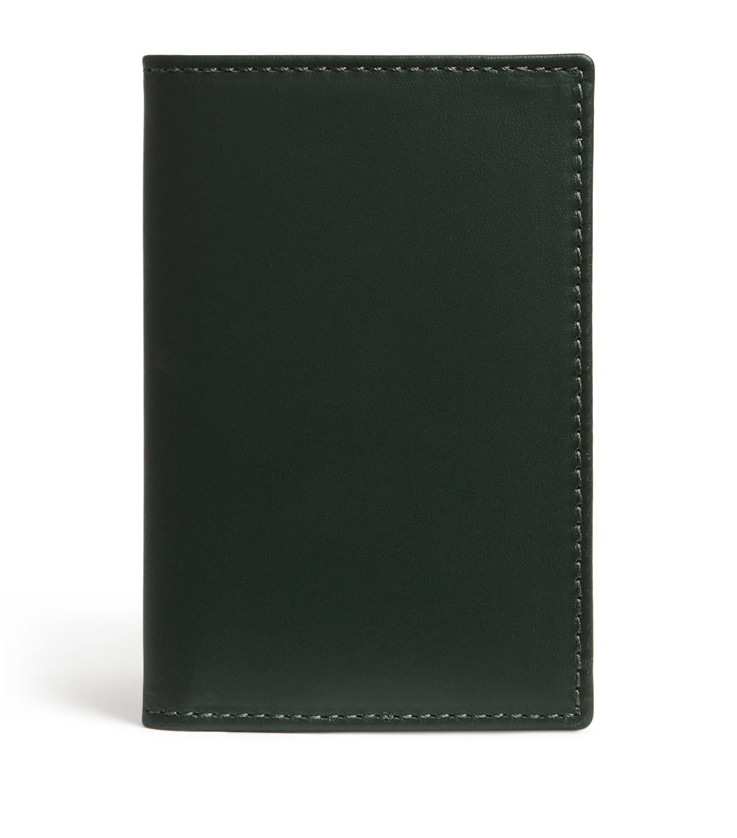 Comme Des Garçons Wallet Green Leather Bifold Card Holder | Harrods US