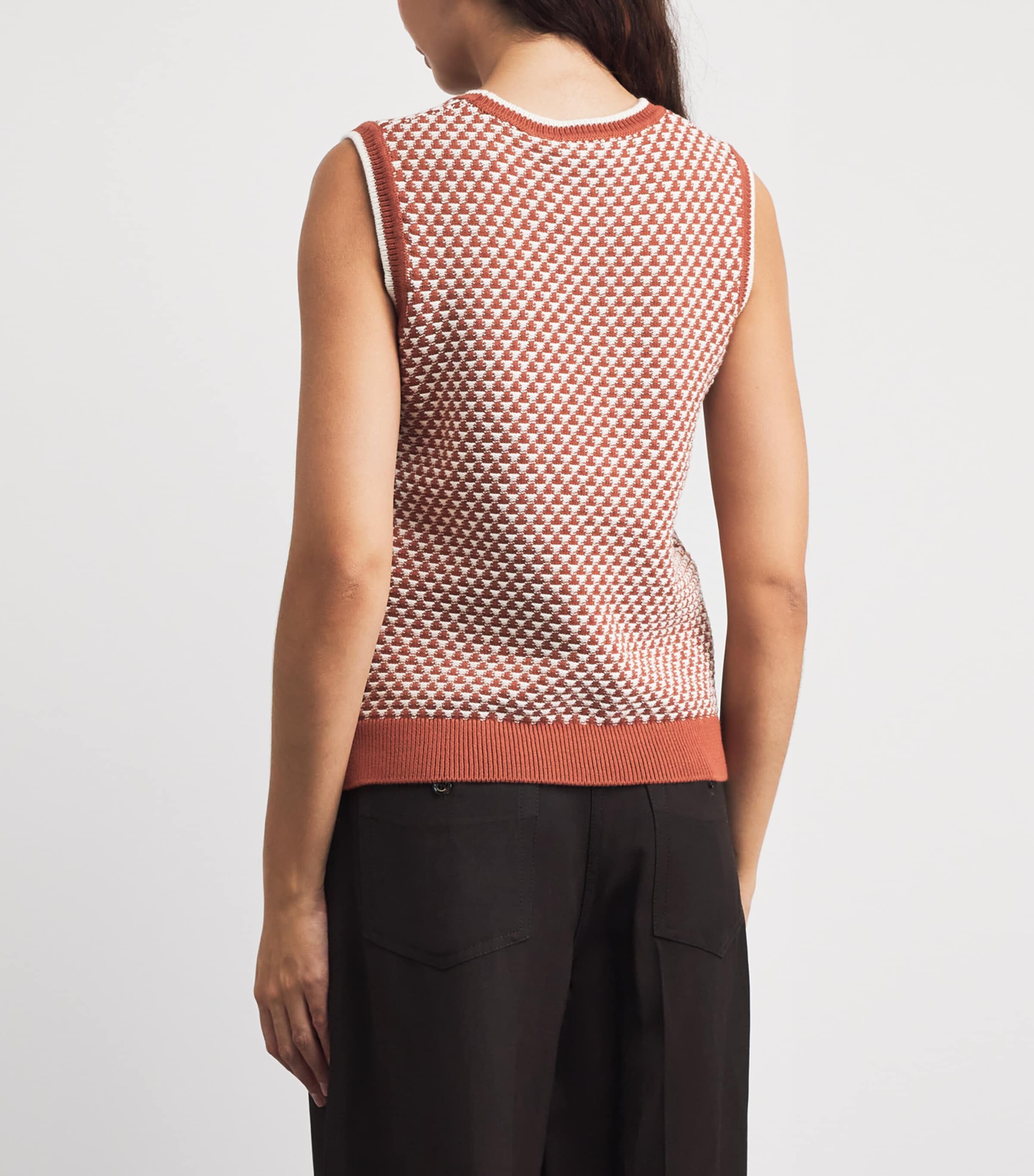 Varley Womens Cotton Jenson Sweater Vest Maple Image 5