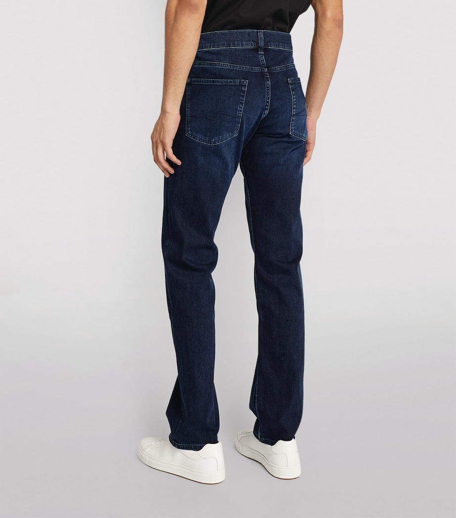Straight Luxe Dark-Wash Jeans DARK BLUE Image 4