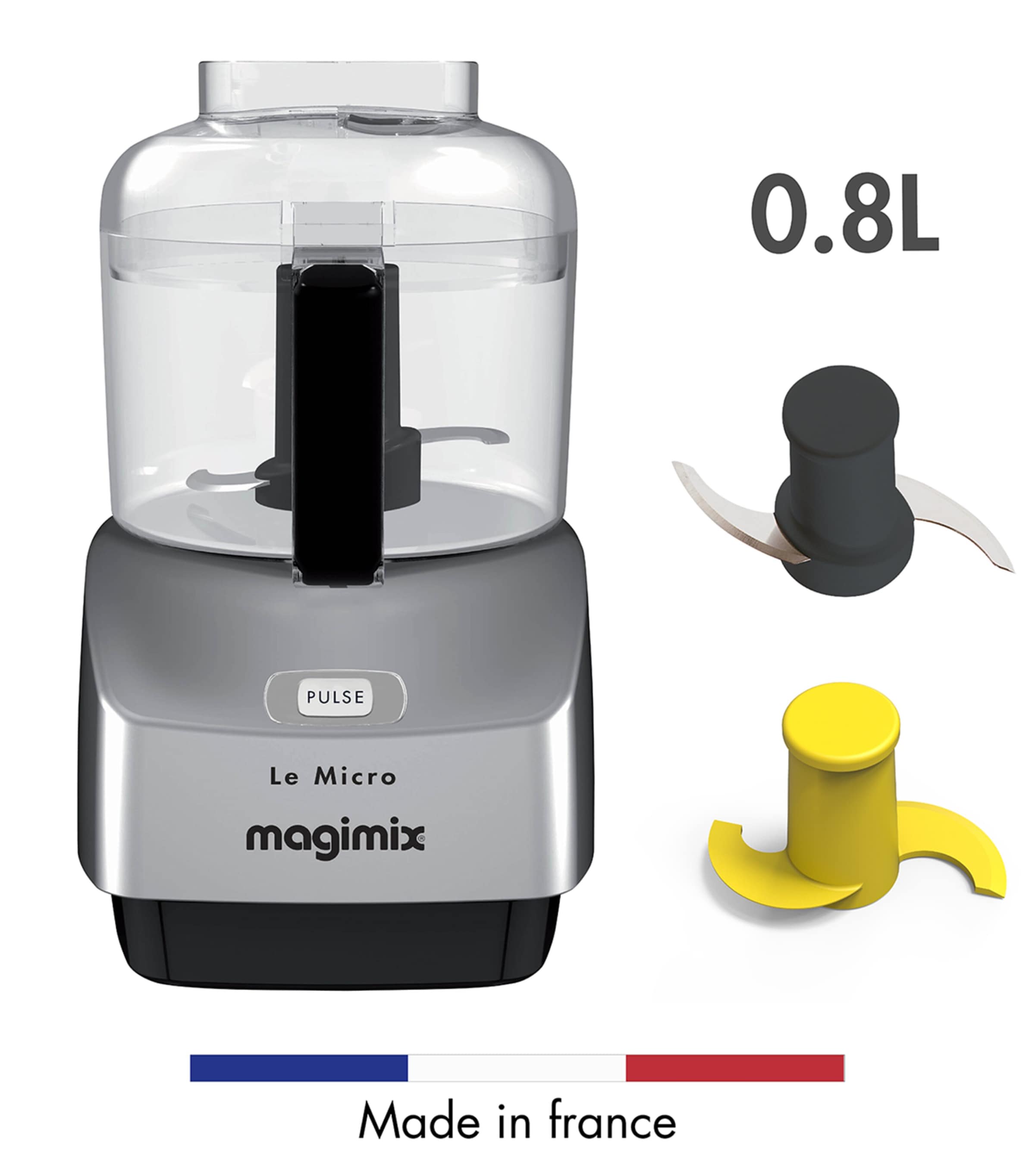 Le Micro Mini Chopper (0.8L) WHITE Image 5