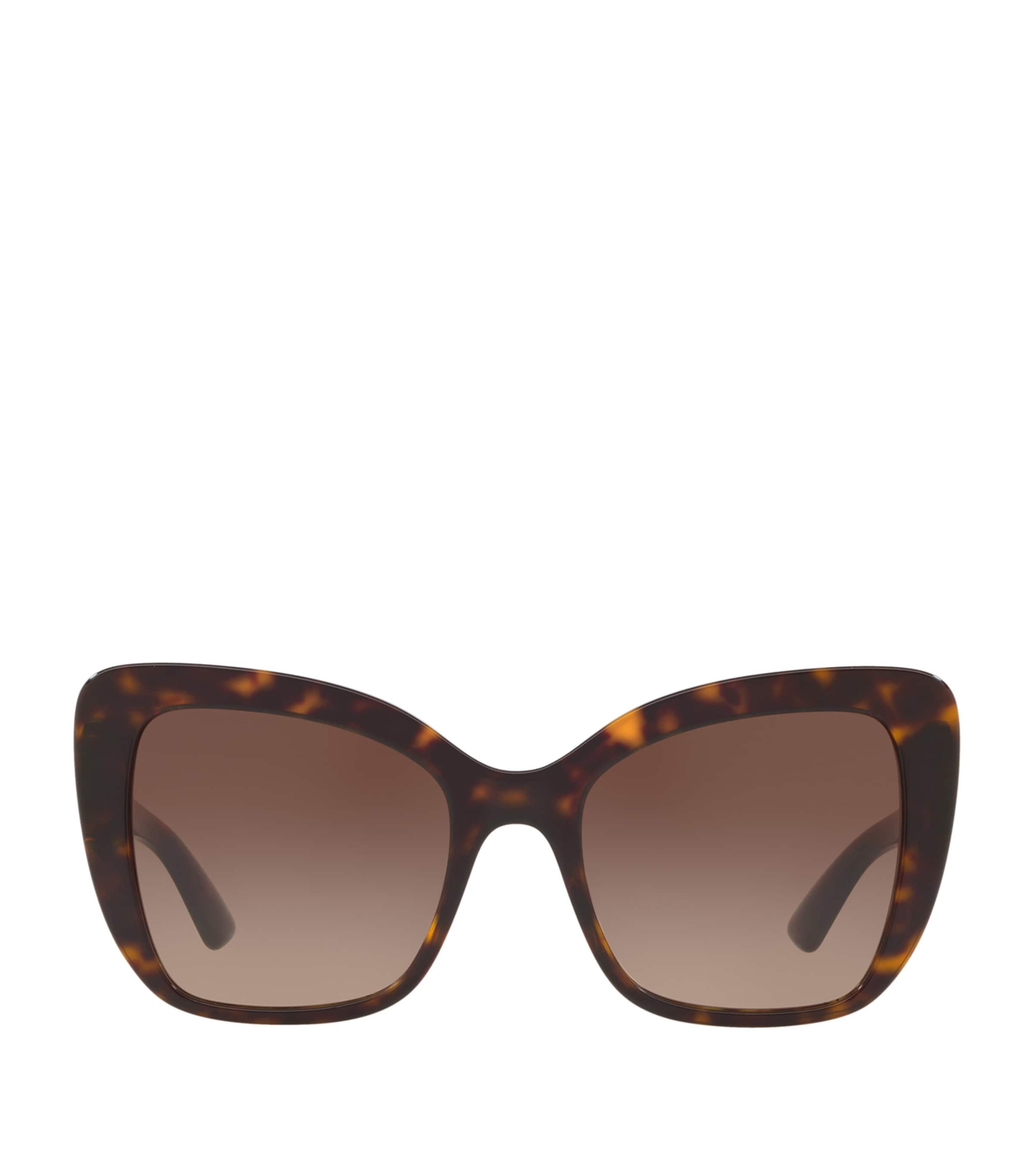 Dolce & Gabbana Butterfly Tortoiseshell Sunglasses