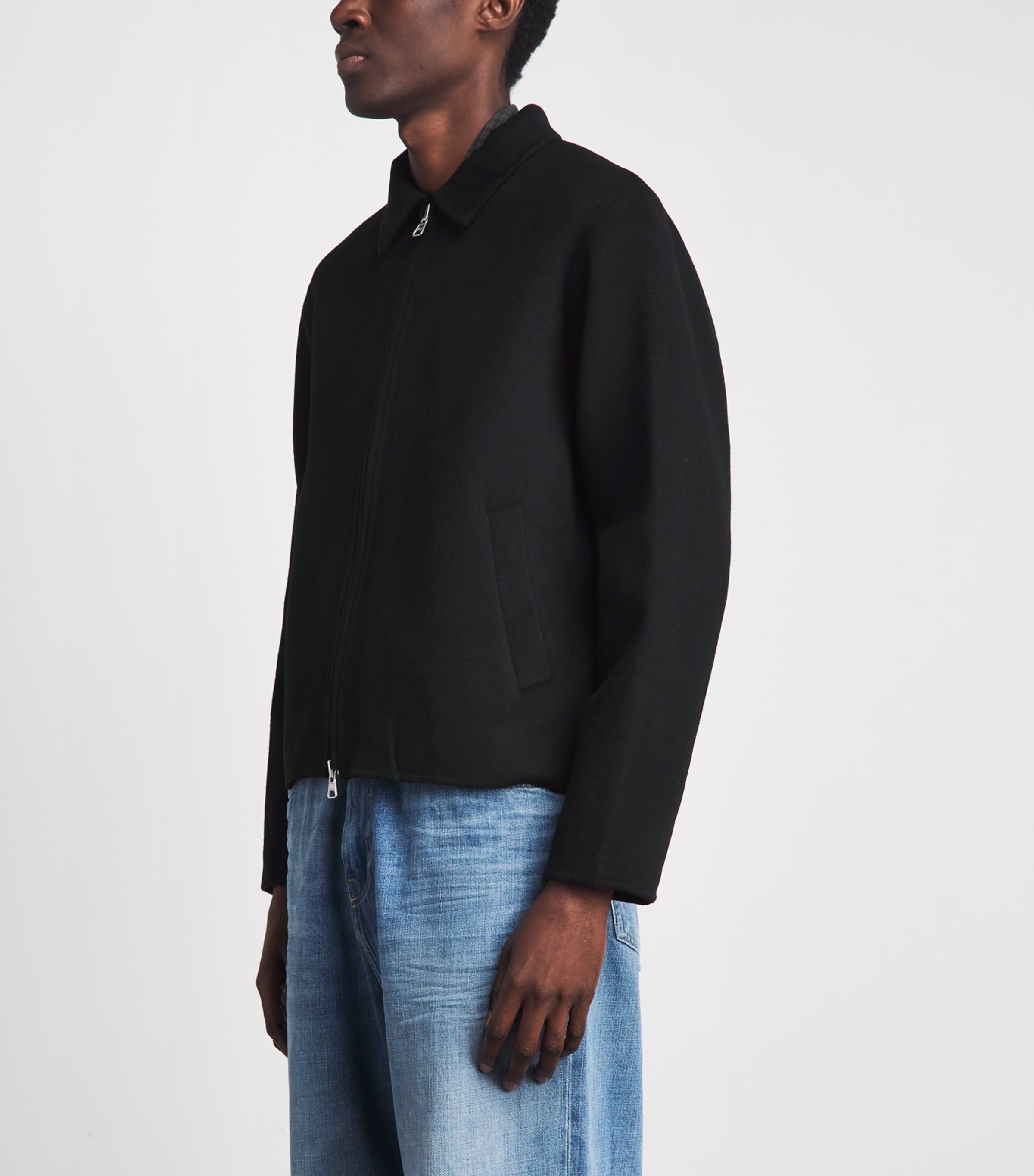 NN.07 Black Wool-Blend Arlo Jacket | Harrods US