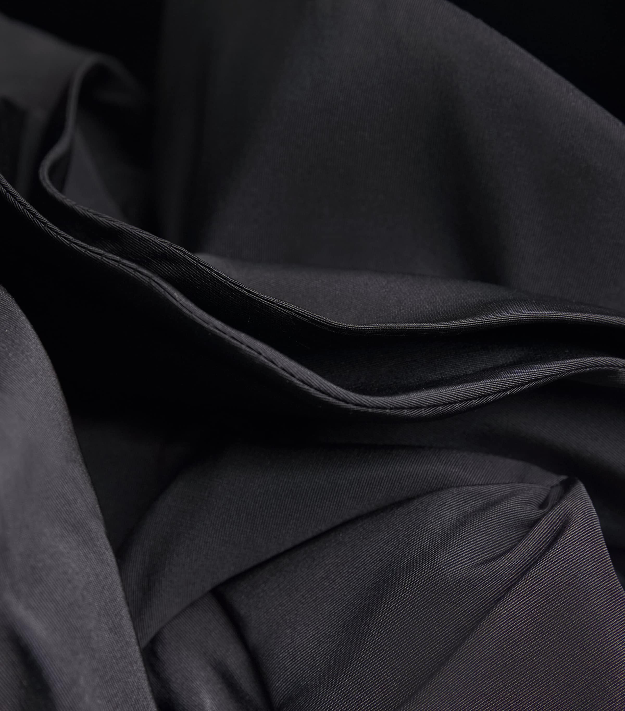 Stretch-Velvet Rosette Mini Dress 001 BLACK Image 5