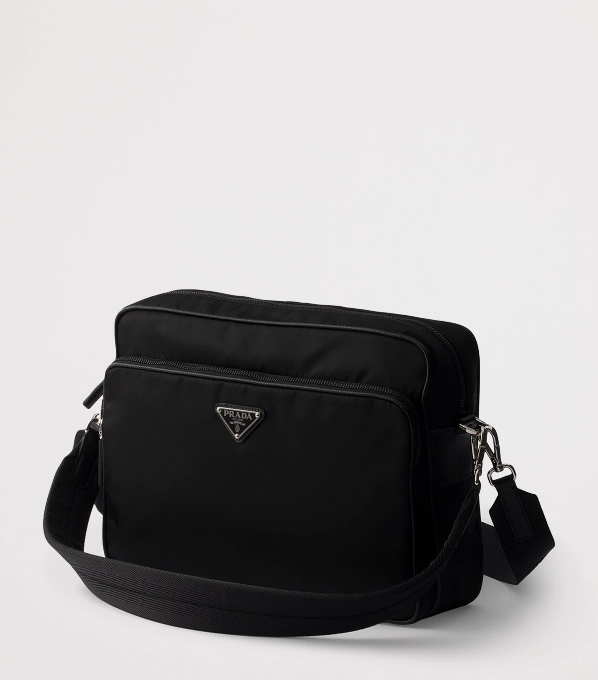 Prada Re-Nylon and Saffiano Leather-Trim Cross-Body Bag Image 2