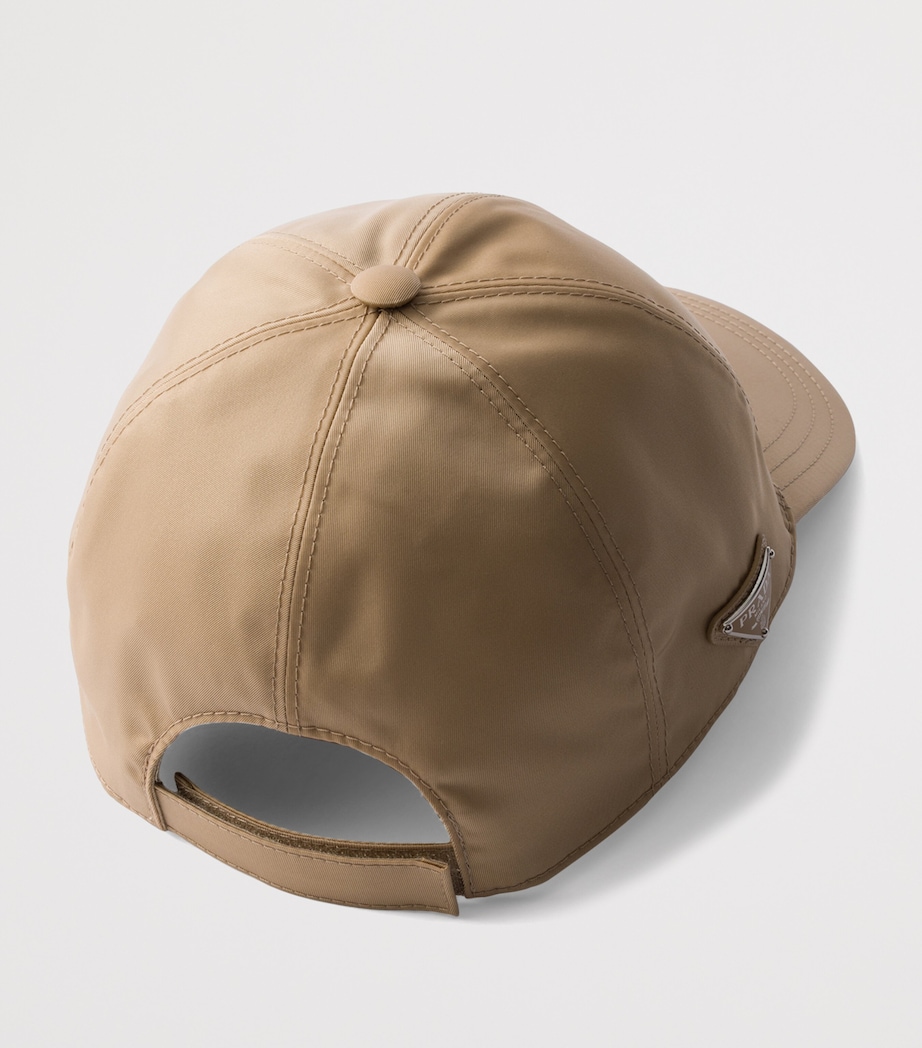 Prada Re-Nylon Baseball Cap Brown Image 2