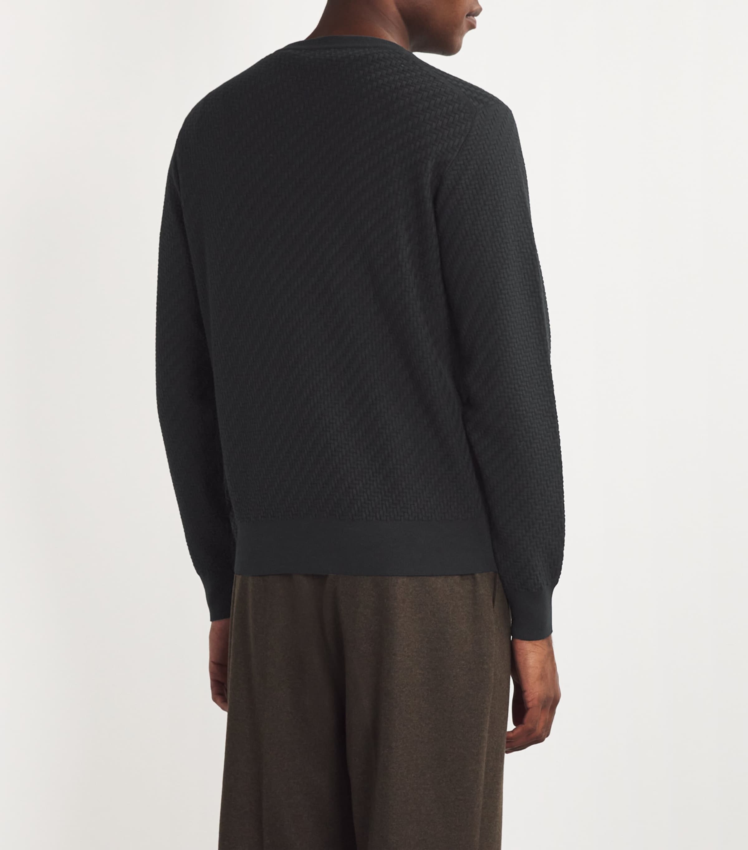 Cotton-Silk-Cashmere Trama Weave Sweater 1000 Image 4