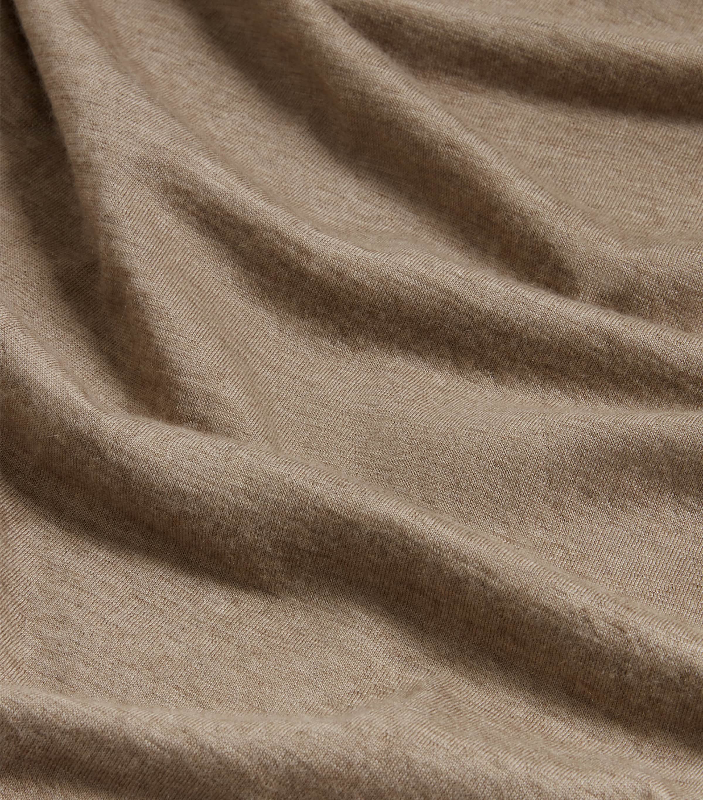 Superfine Cashmere Rollneck Sweater 254MID NATURAL Image 5