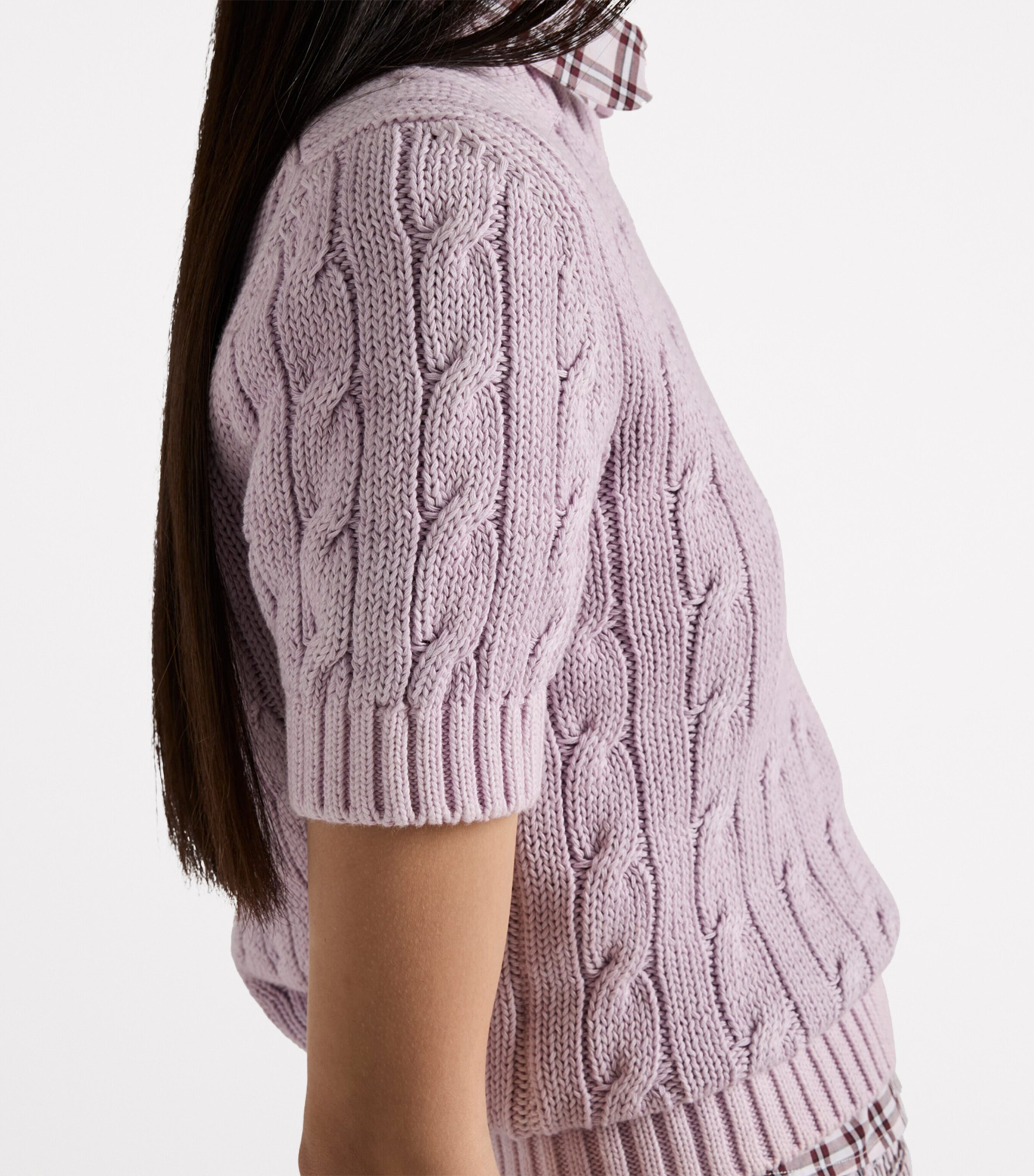 Cotton Cable-Knit Sweater F0203 Image 5