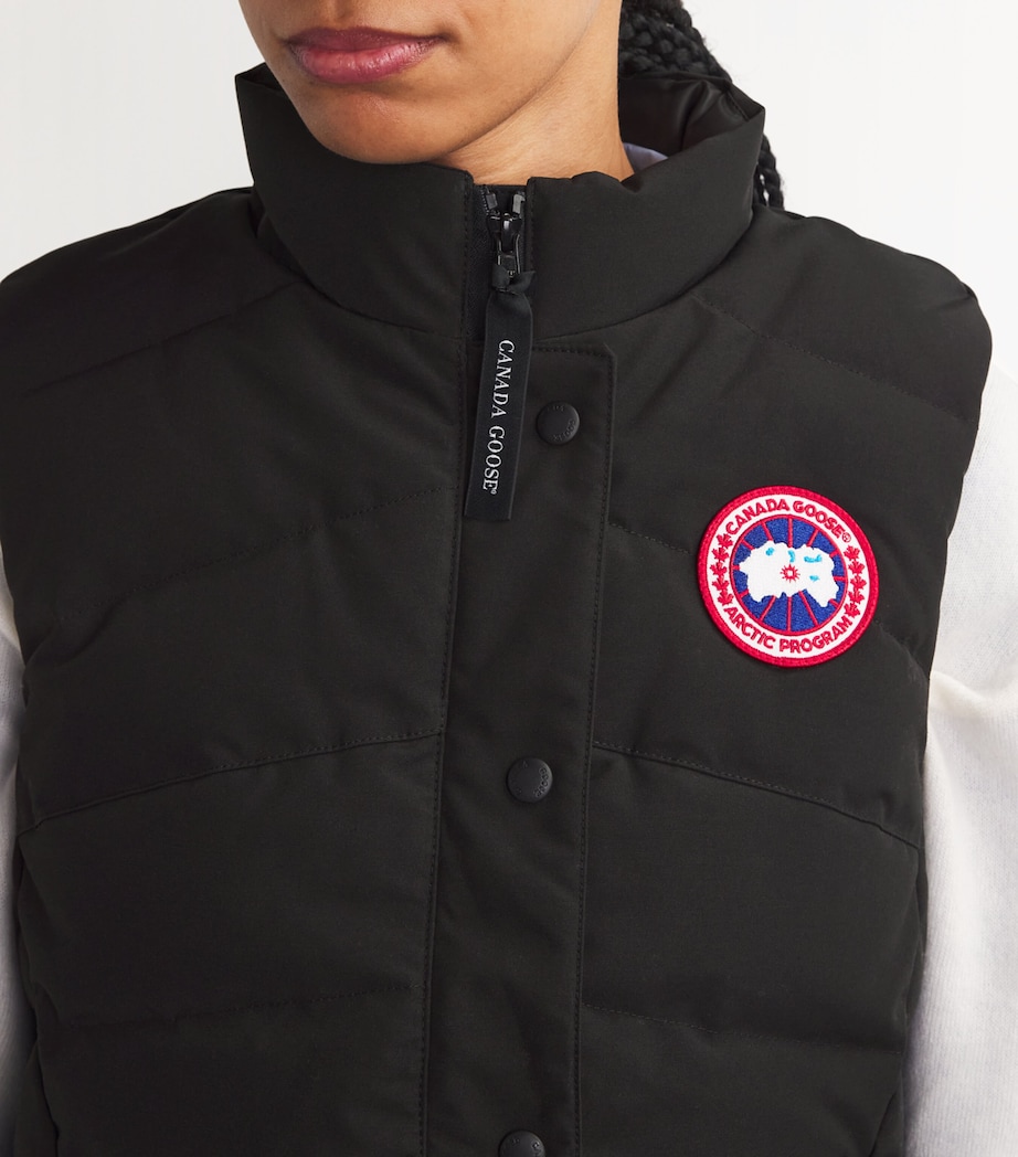 Down-Filled Padded Freestyle Gilet 61 BLACK Image 11