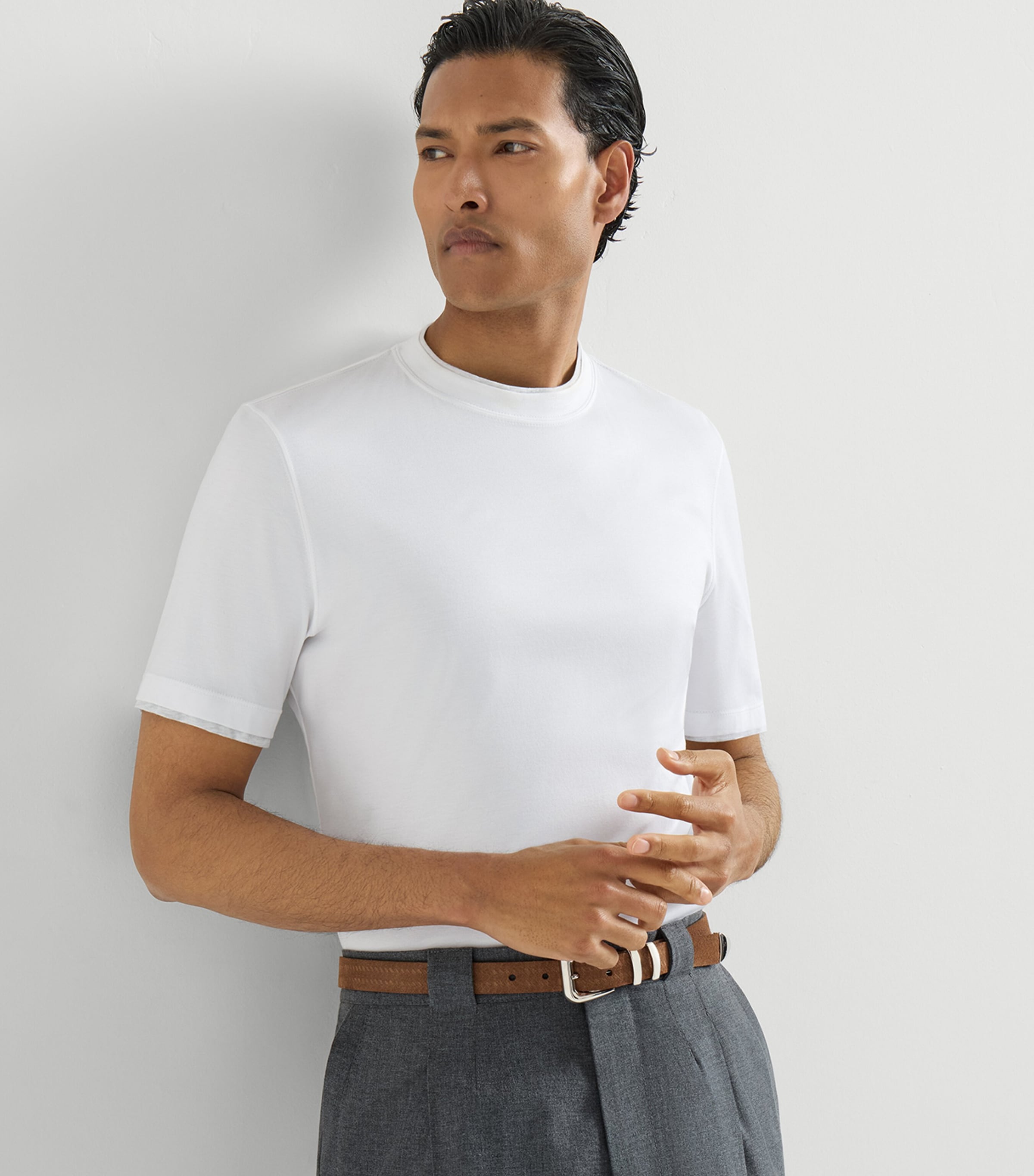 Brunello Cucinelli Mens Cotton T-Shirt Image 4