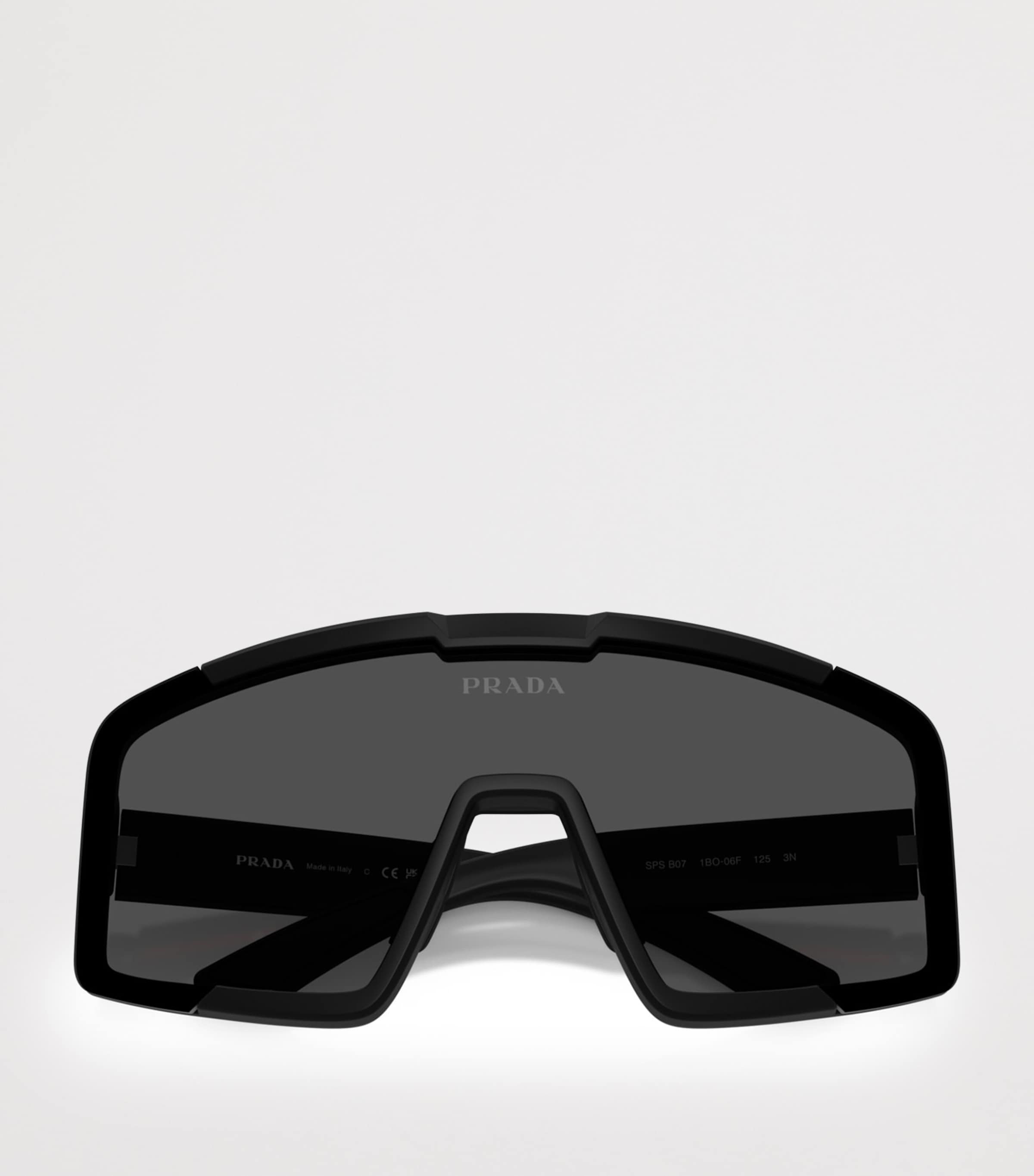 Prada Linea Rossa Irregular Sunglasses Black Image 5