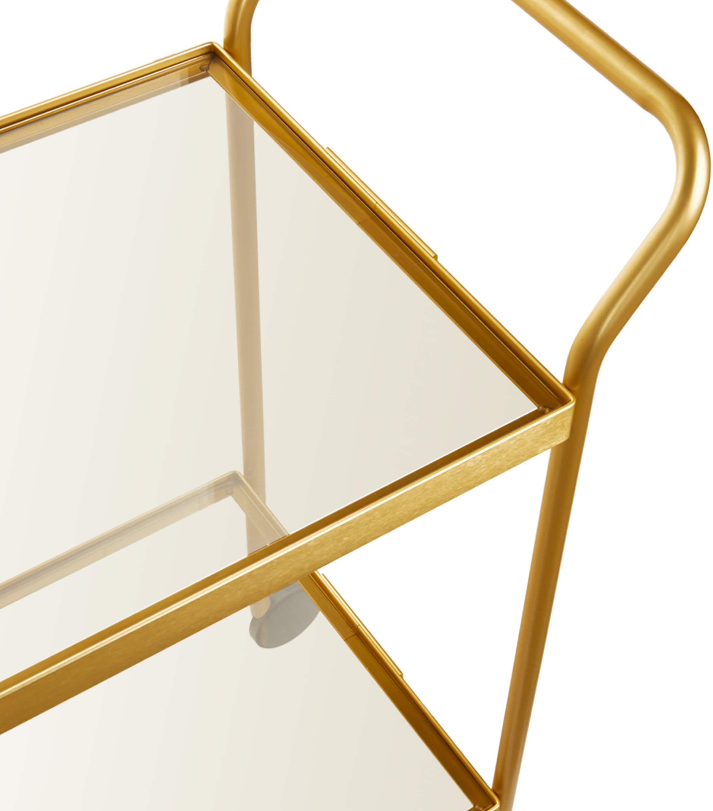 Two-Tier Serving Trolley GOLD Image 2