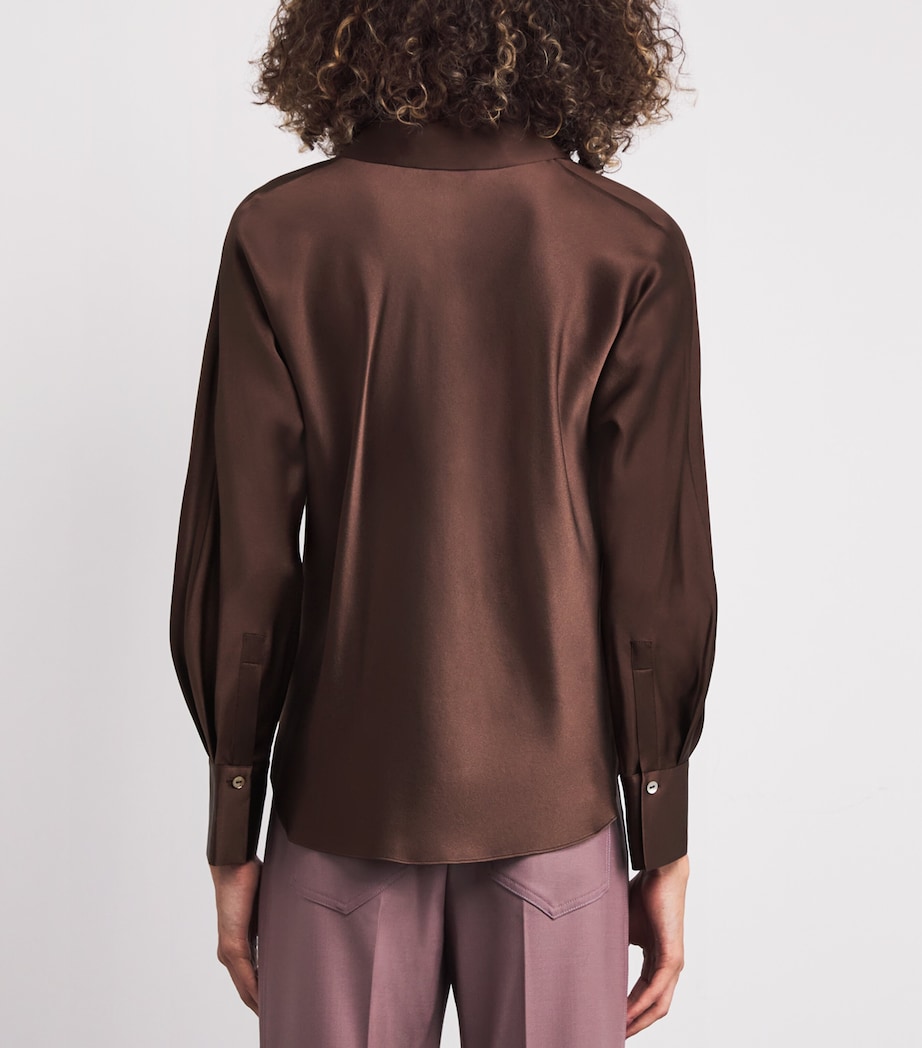 Silk Shirt ESPRESSO-222ESP Image 4