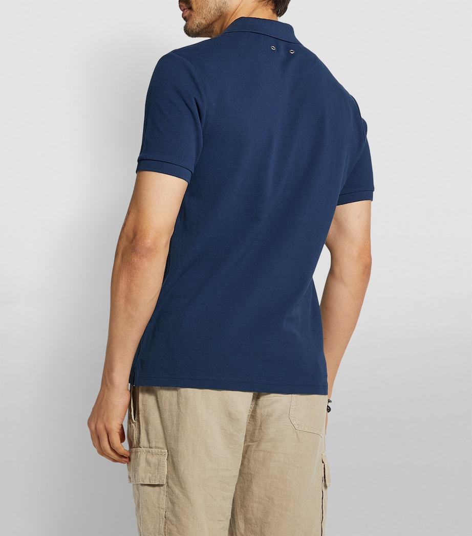 Logo Polo Shirt 390 NAVY Image 8