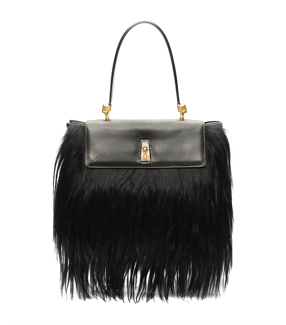 Schiaparelli Leather Go Go Tote Bag Black Image 1