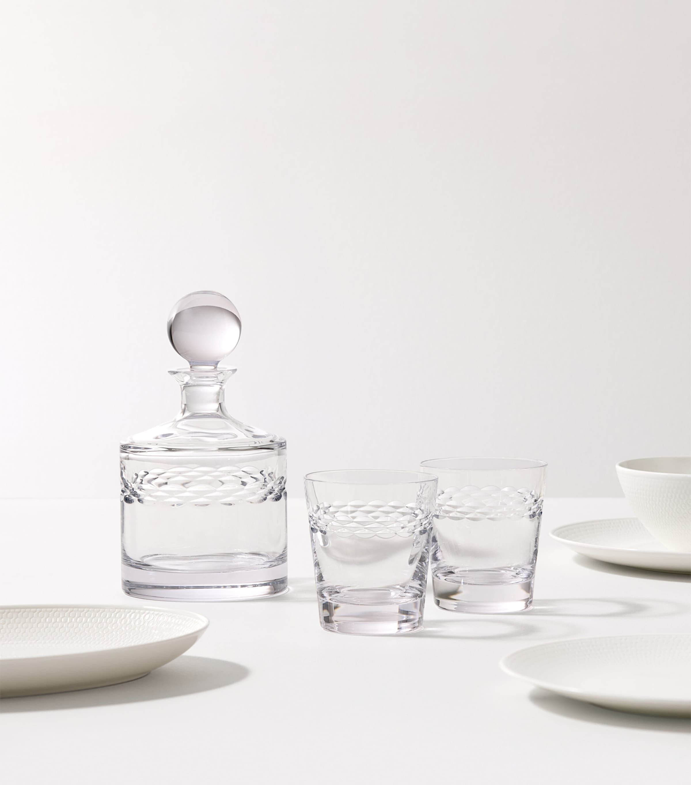 Crystal Neo Decanter and Tumbler Set CLEAR Image 2