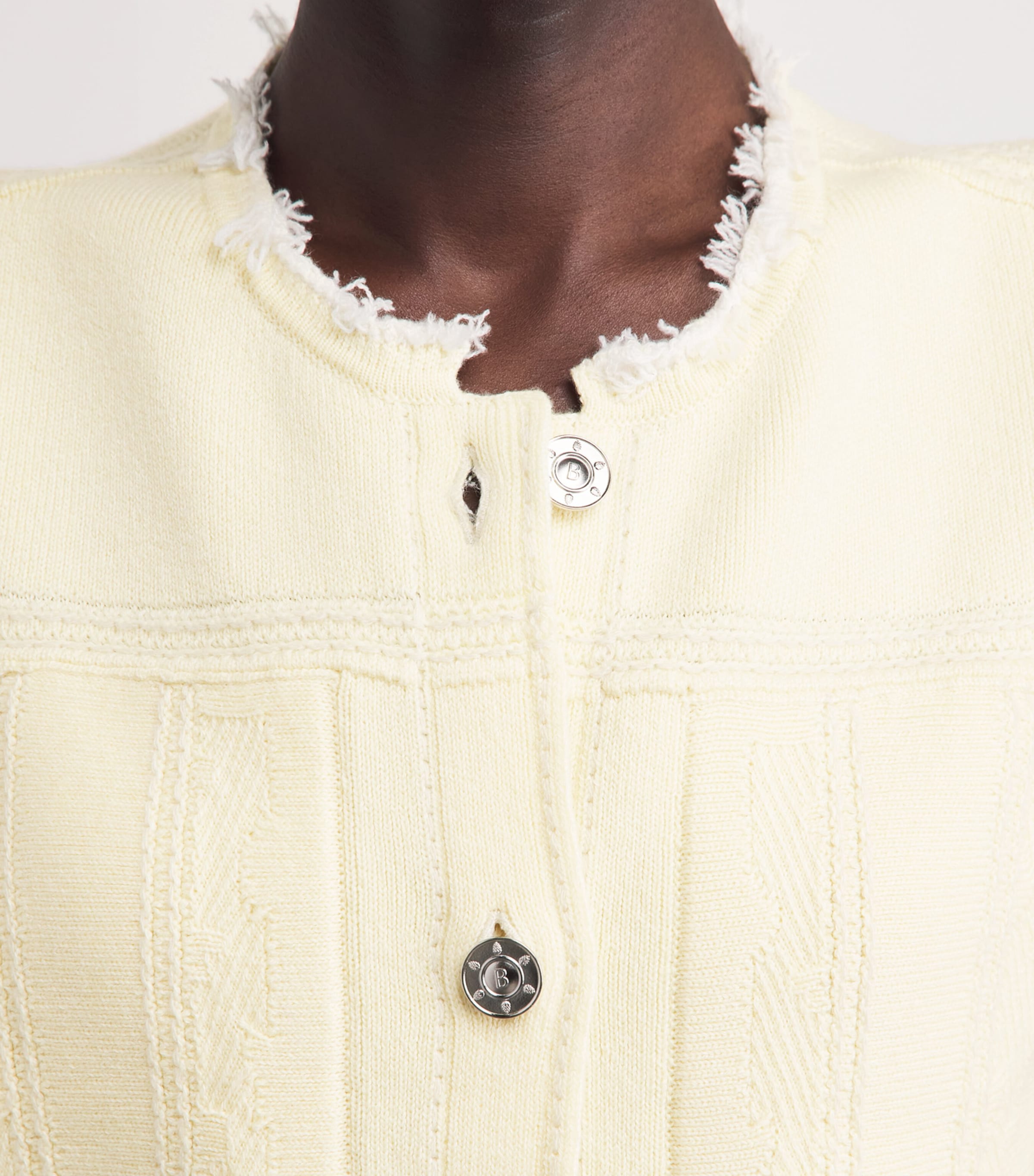 Cashmere-Cotton Denim Jacket 573 BUTTER DENIM Image 3