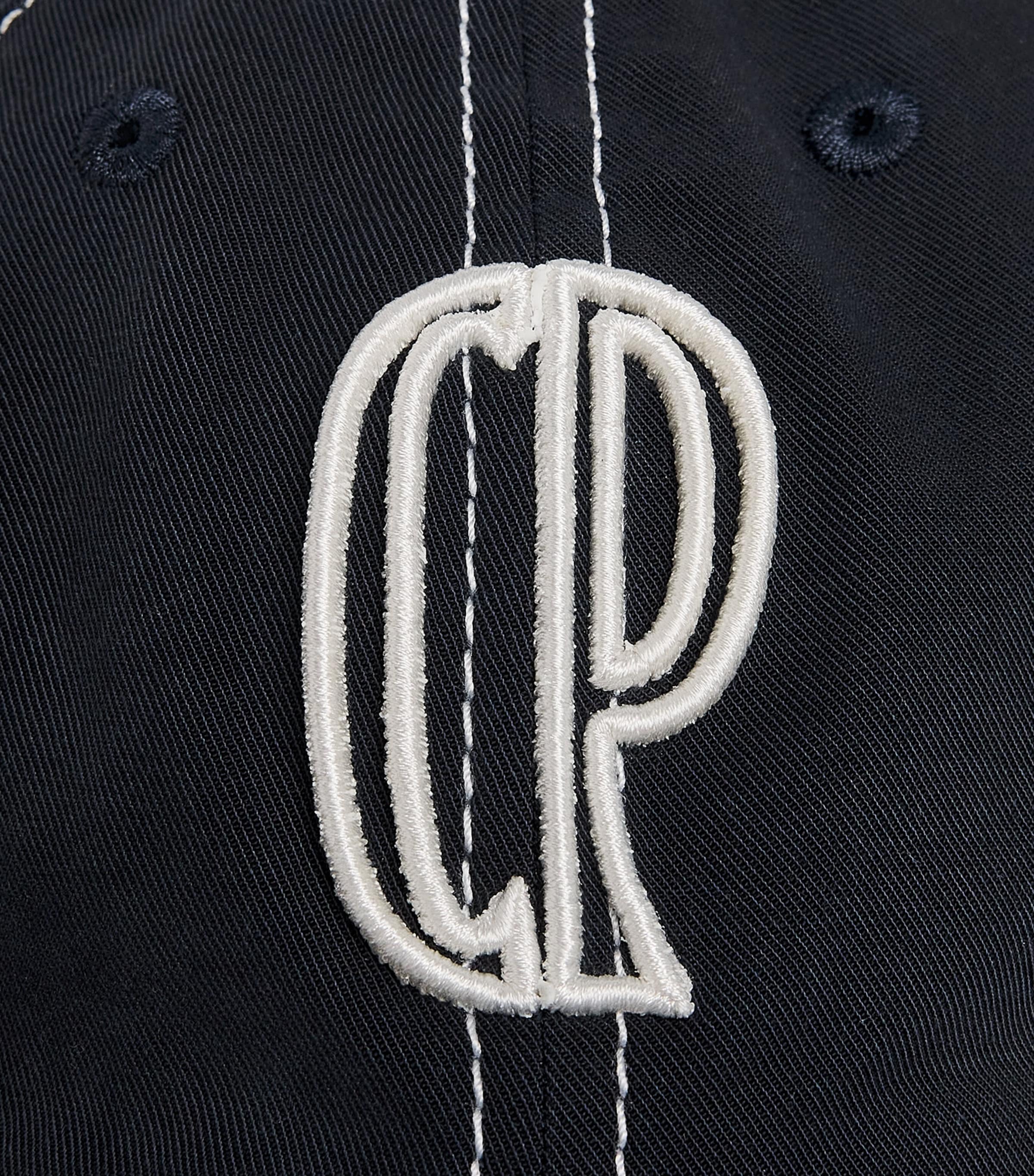 Cotton Logo Baseball Cap NAVY Image 3