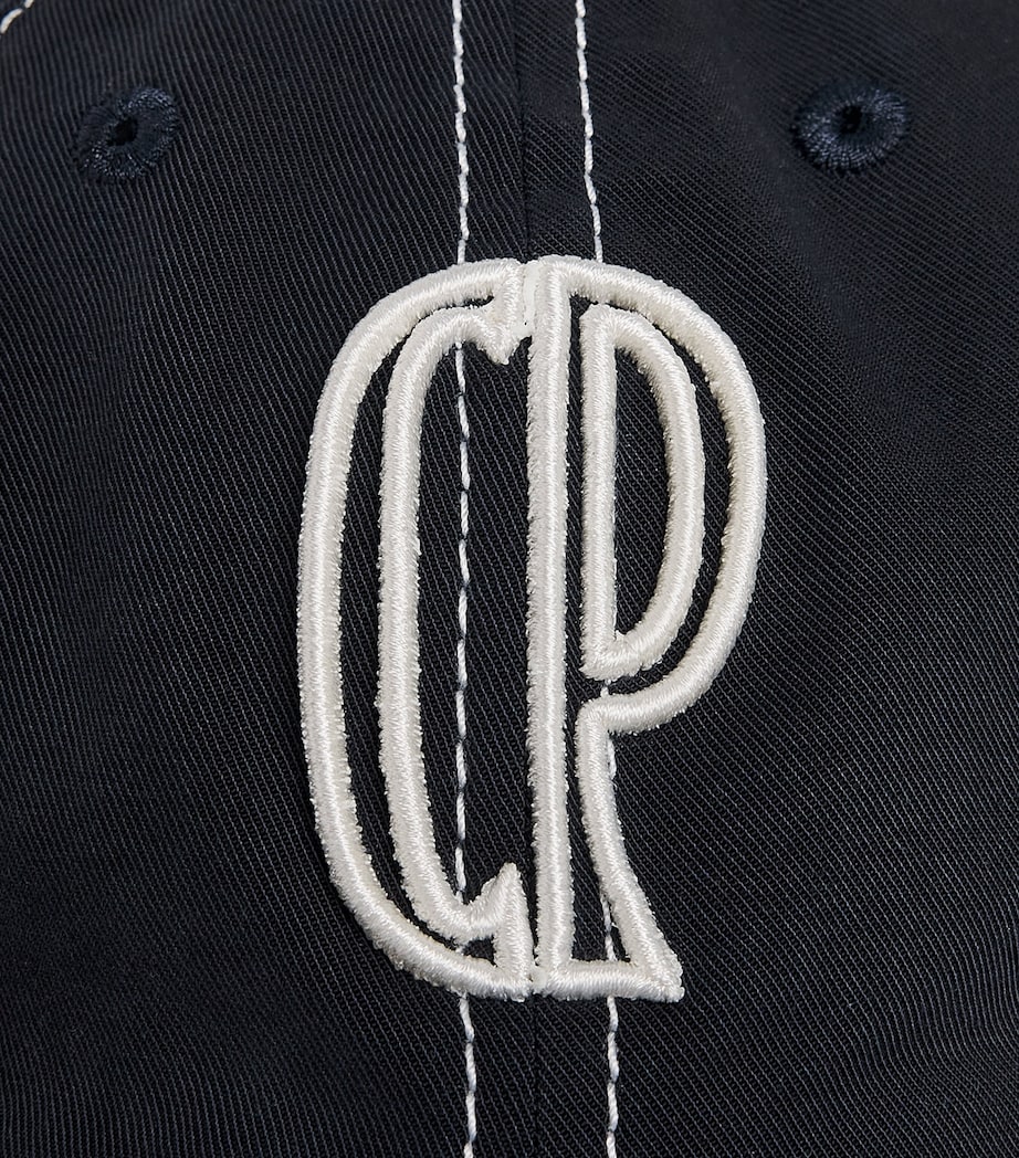 Cotton Logo Baseball Cap NAVY Image 3